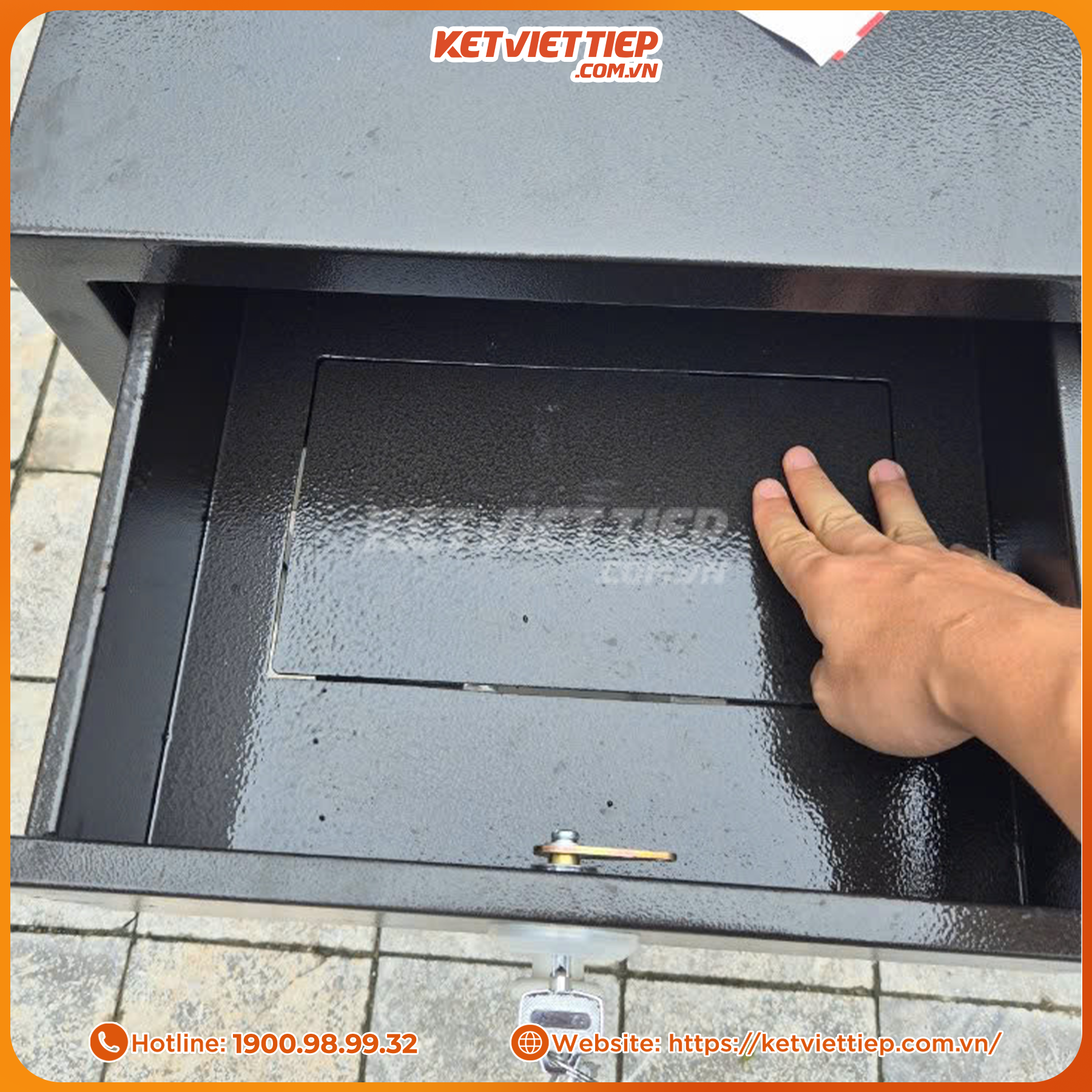 Két Sắt Thu Ngân Việt Tiệp Khóa Cơ Đổi Mã Cho Ngân Hàng, Tiệm Vàng