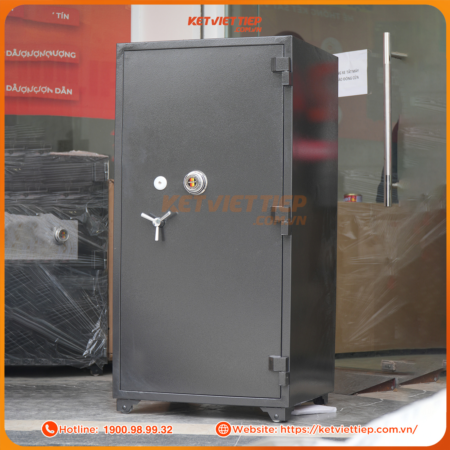 Két Sắt Việt Tiệp K141 - Cao 1m4 To Cỡ Lớn, Khóa Cơ Đổi Mã, Chống Cháy