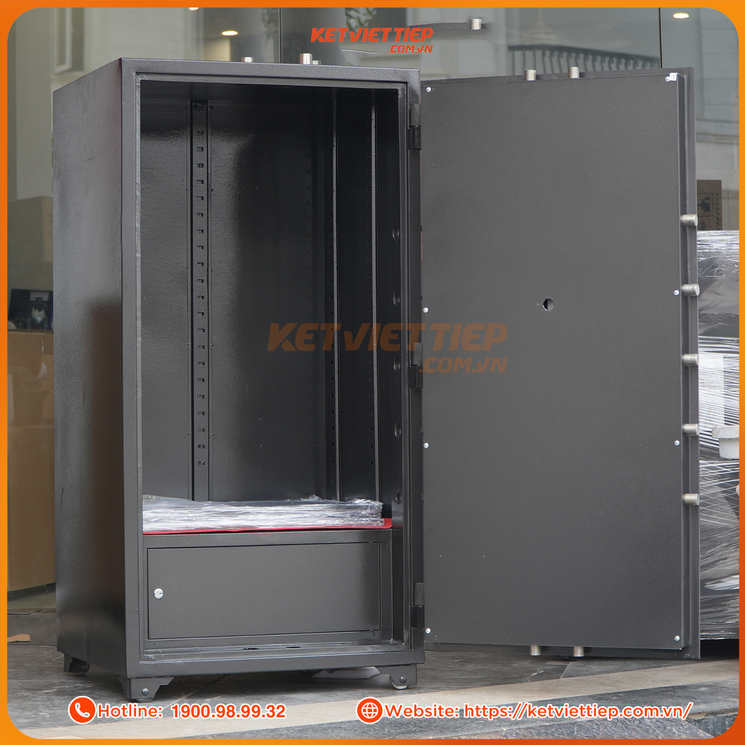 Két Sắt Việt Tiệp K141 - Cao 1m4 To Cỡ Lớn, Khóa Cơ Đổi Mã, Chống Cháy