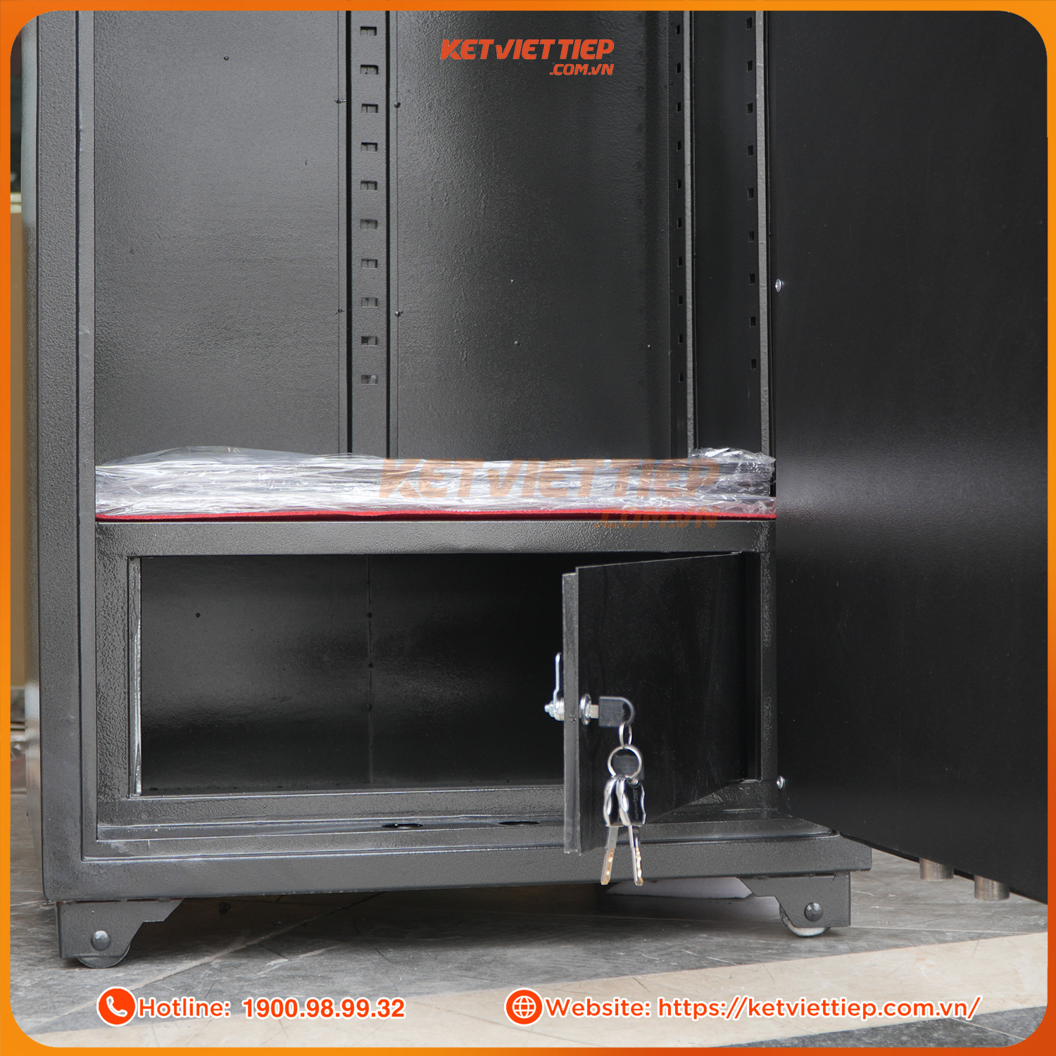 Két Sắt Việt Tiệp K141 - Cao 1m4 To Cỡ Lớn, Khóa Cơ Đổi Mã, Chống Cháy