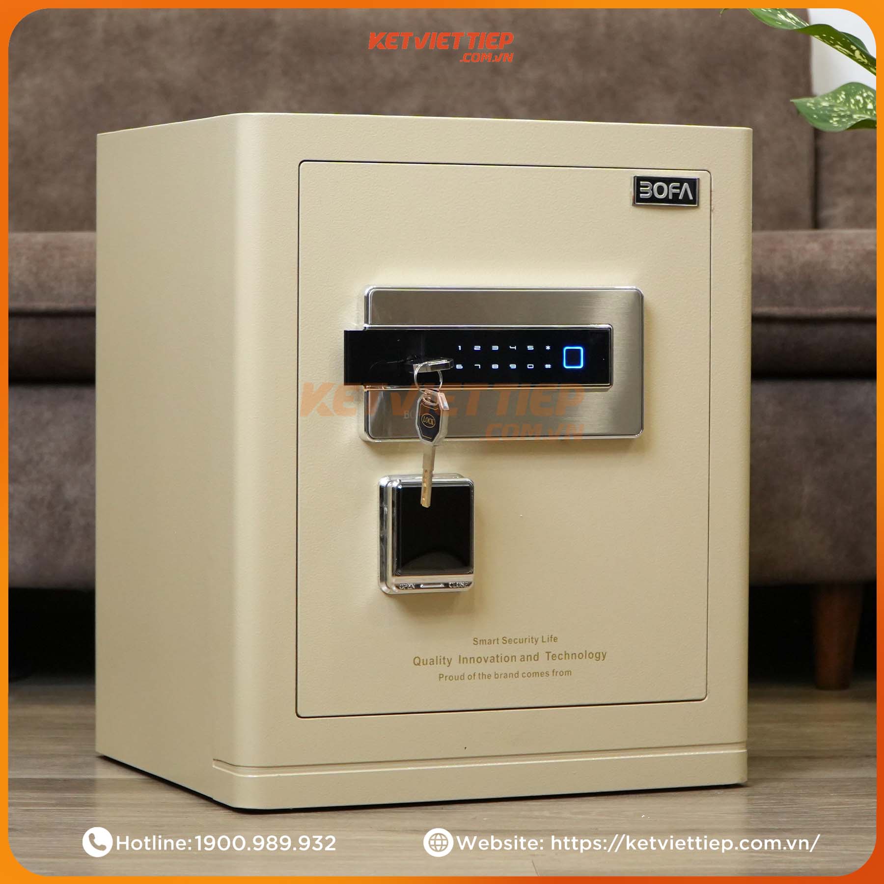 Két sắt Bofa FDX-A/D-45 Khóa Vân Tay Điện Tử