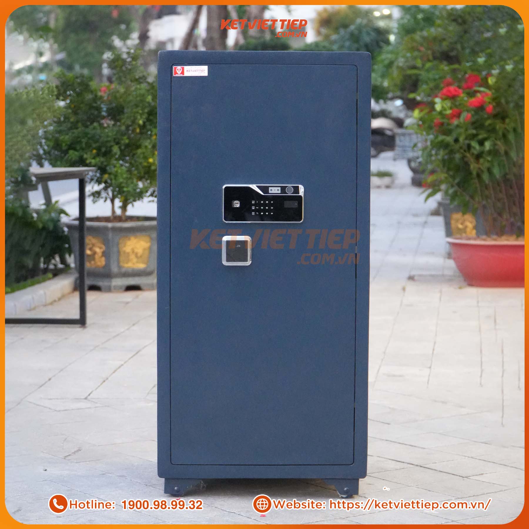 Két sắt Việt Tiệp KCC300 Khóa vân tay điện tử Công Nghệ Mới