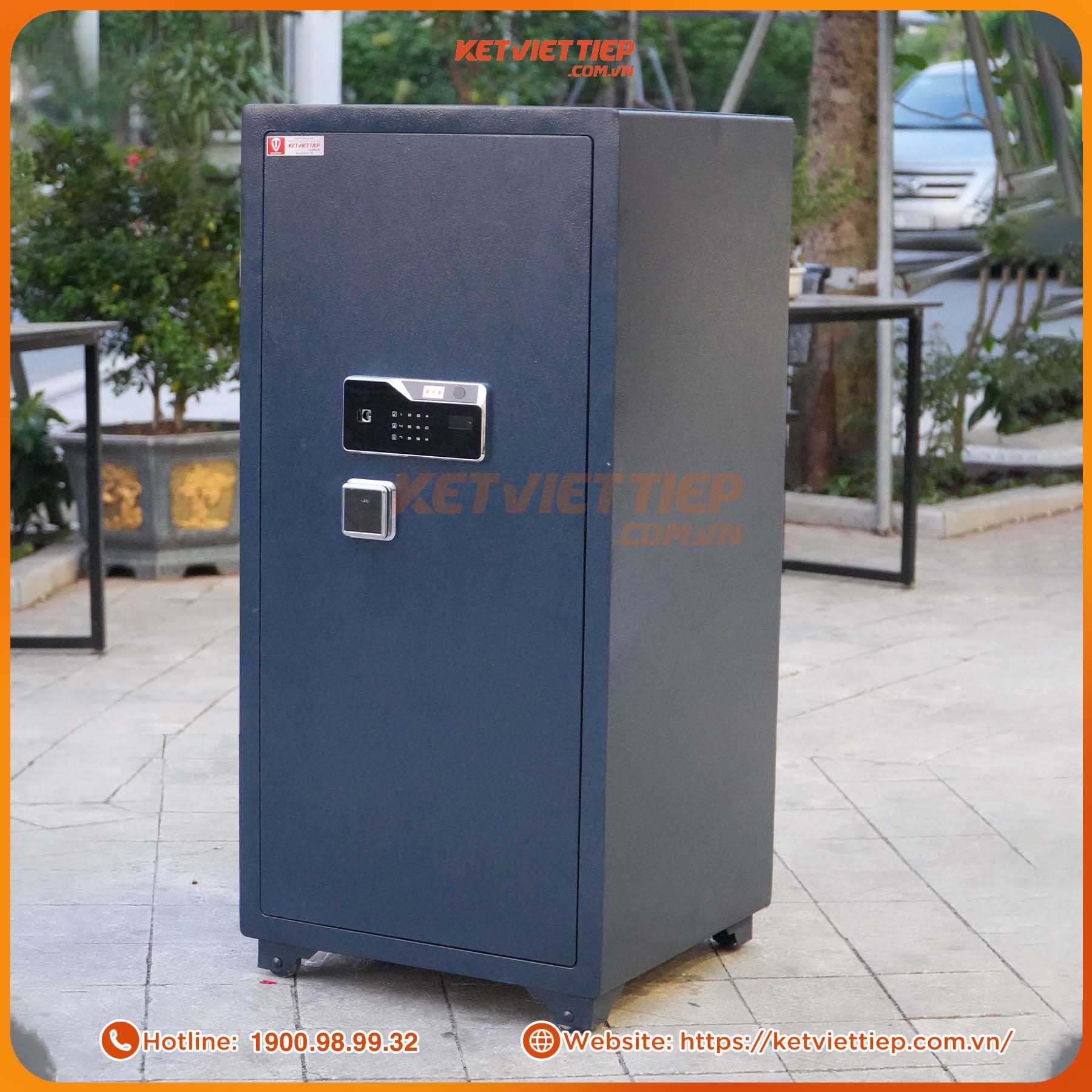 Két sắt Việt Tiệp KCC300 Khóa vân tay điện tử Công Nghệ Mới