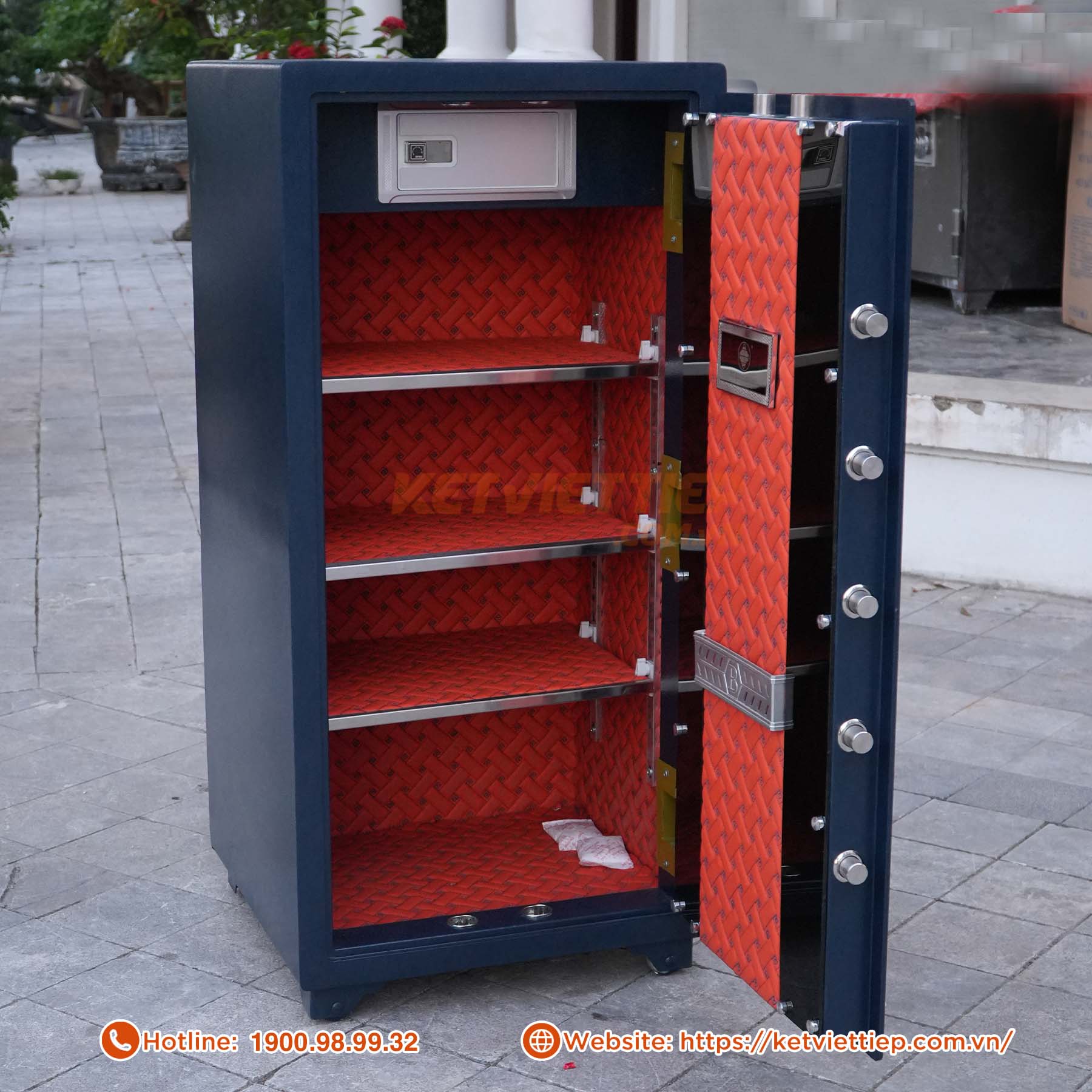 Két sắt Việt Tiệp KCC300 Khóa vân tay điện tử Công Nghệ Mới