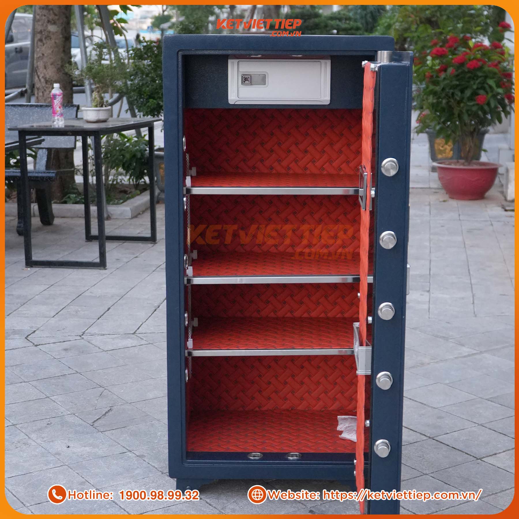 Két sắt Việt Tiệp KCC300 Khóa vân tay điện tử Công Nghệ Mới