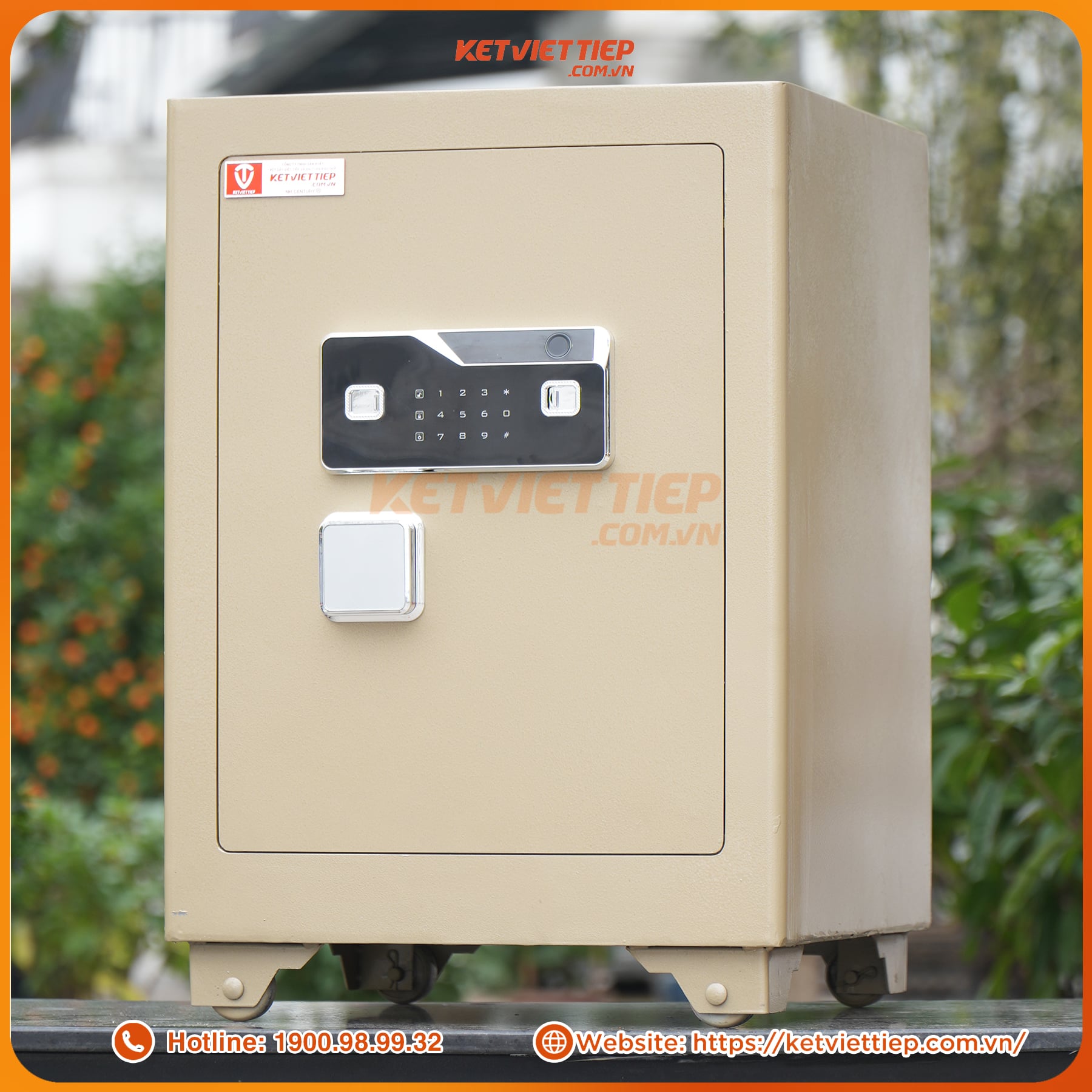 Két Việt Tiệp KSC66VTDT Vân Tay Điện Tử Kết Nối Thông Minh Về Điện Thoại