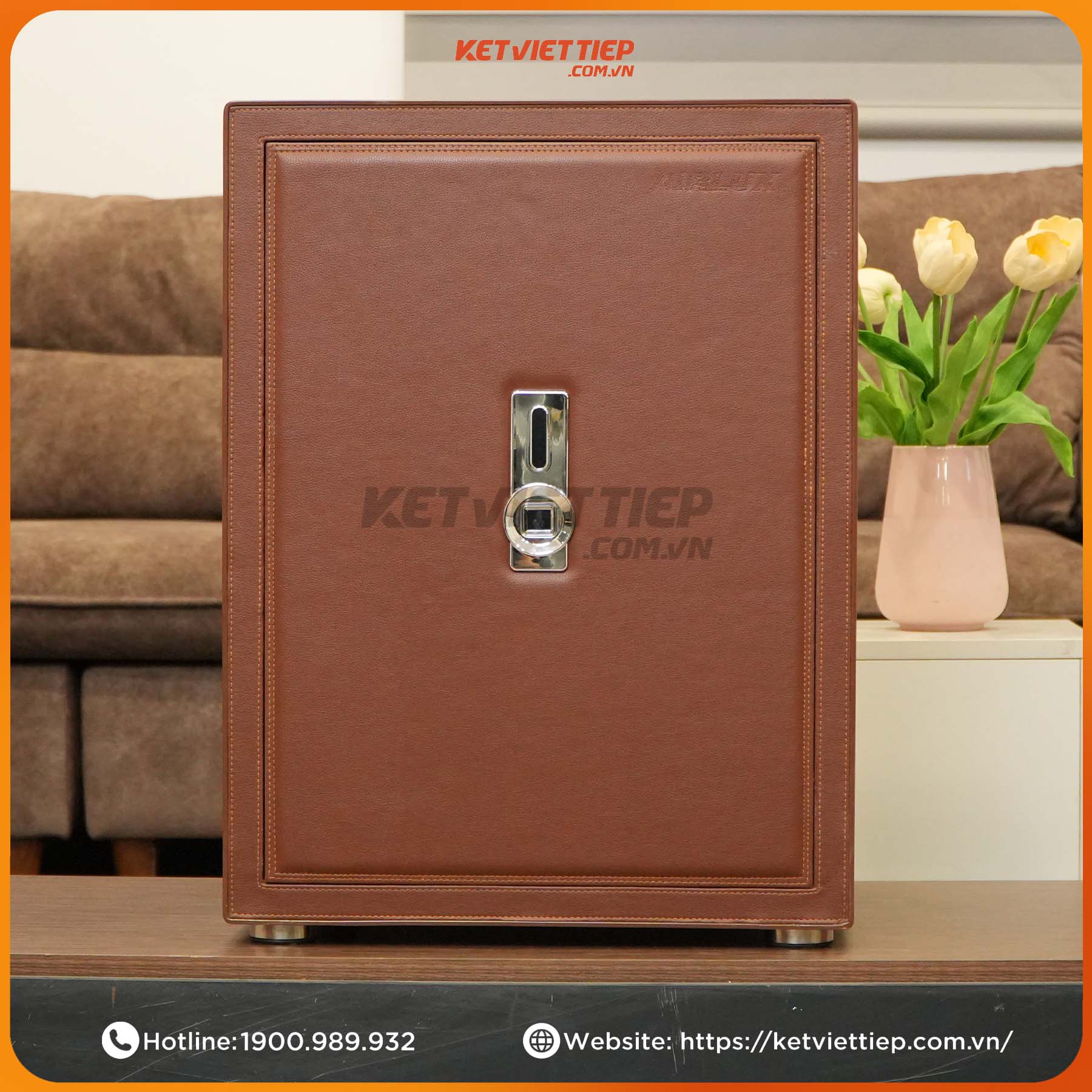 Két sắt nhập khẩu vân tay chống cháy công nghệ mới Airlux LEW 60