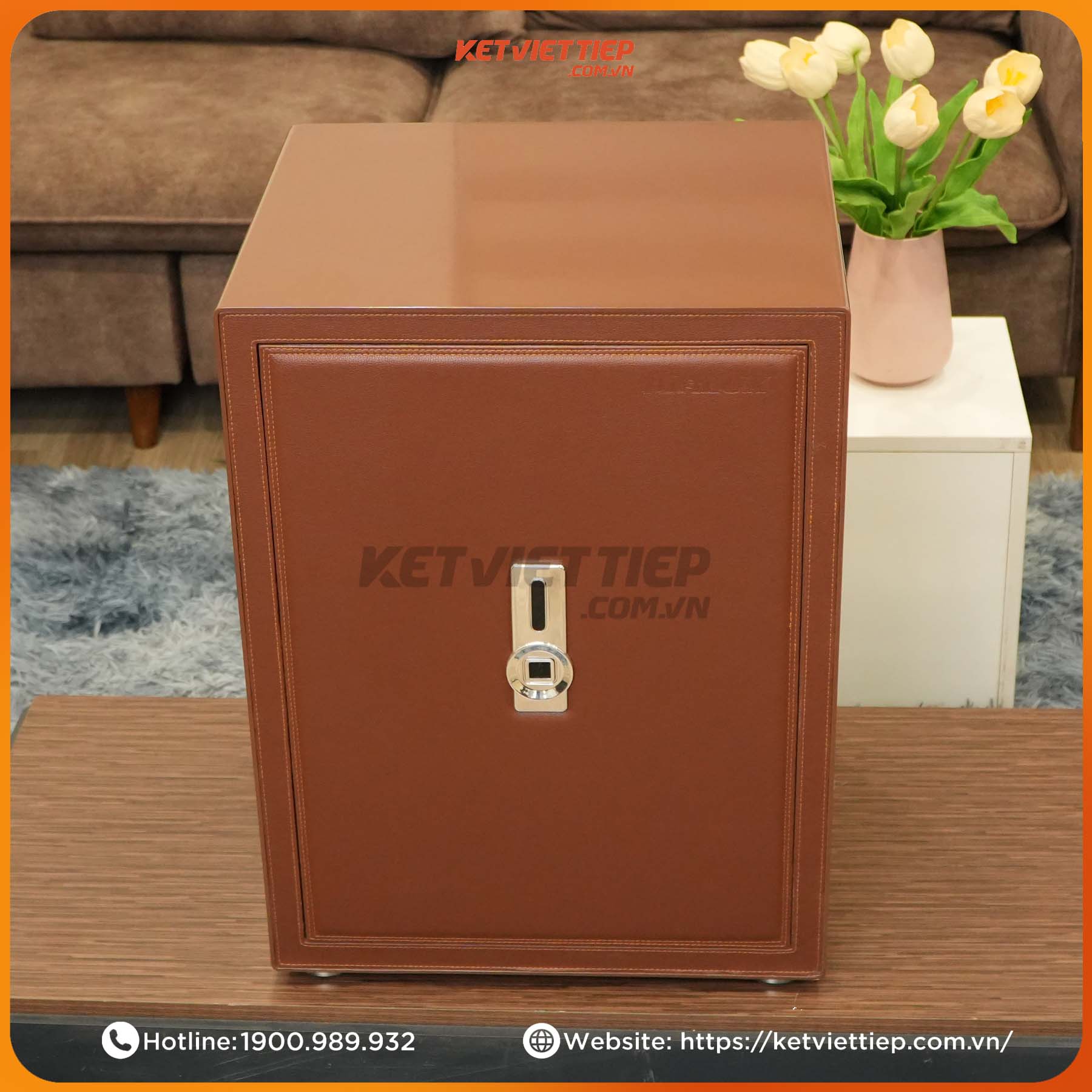 Két sắt nhập khẩu vân tay chống cháy công nghệ mới Airlux LEW 60