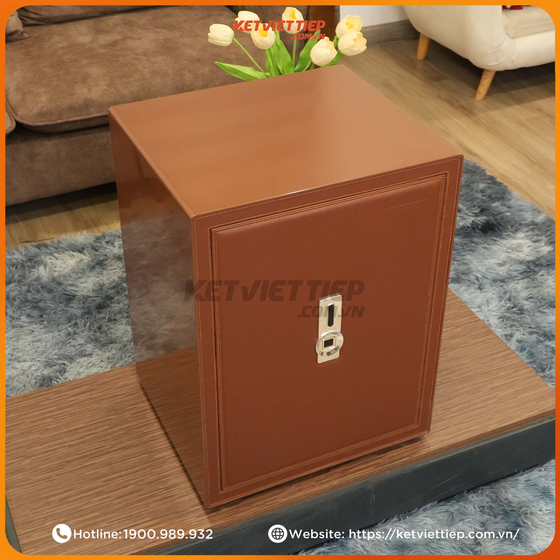 Két sắt nhập khẩu vân tay chống cháy công nghệ mới Airlux LEW 60