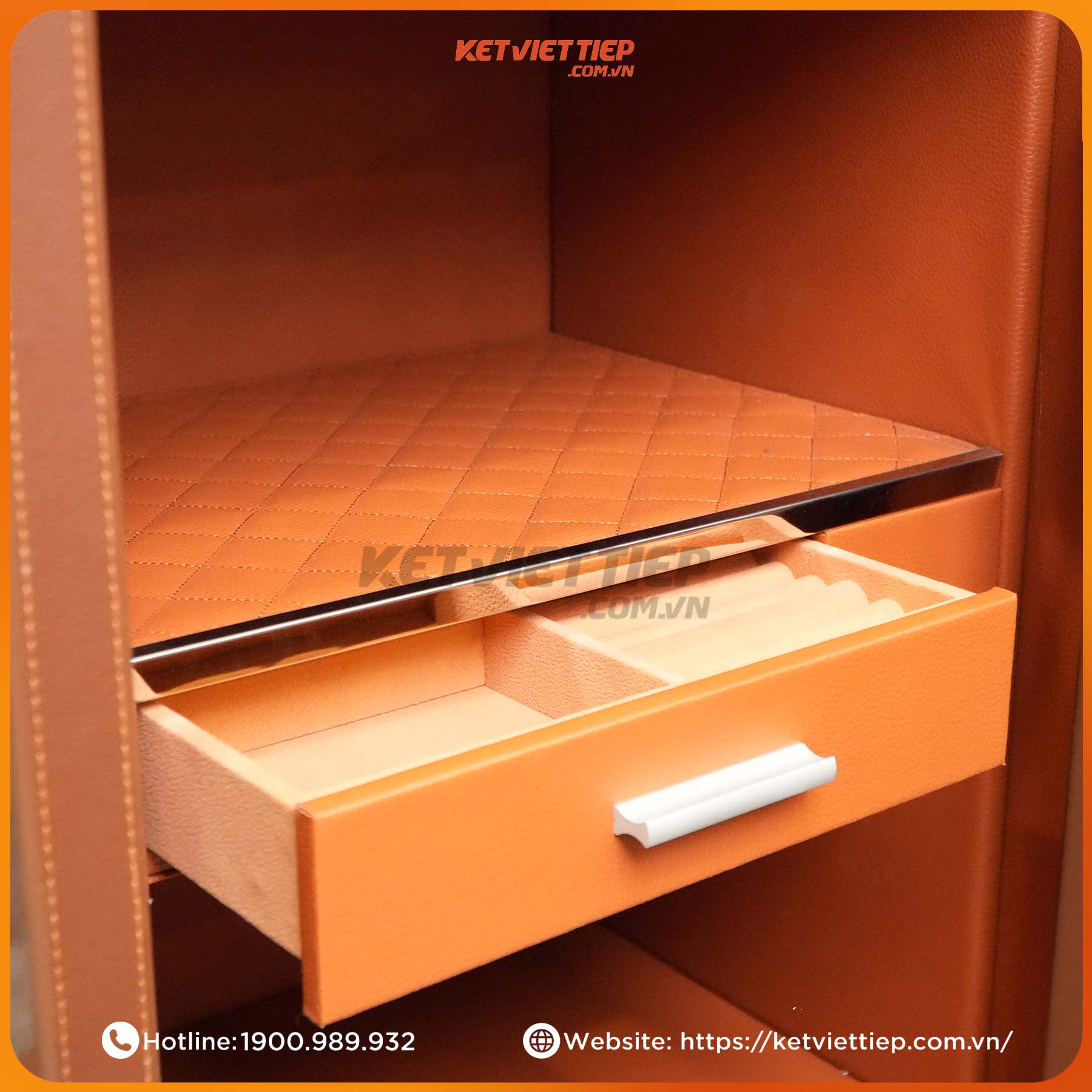 Két sắt nhập khẩu vân tay chống cháy công nghệ mới Airlux LEW 60