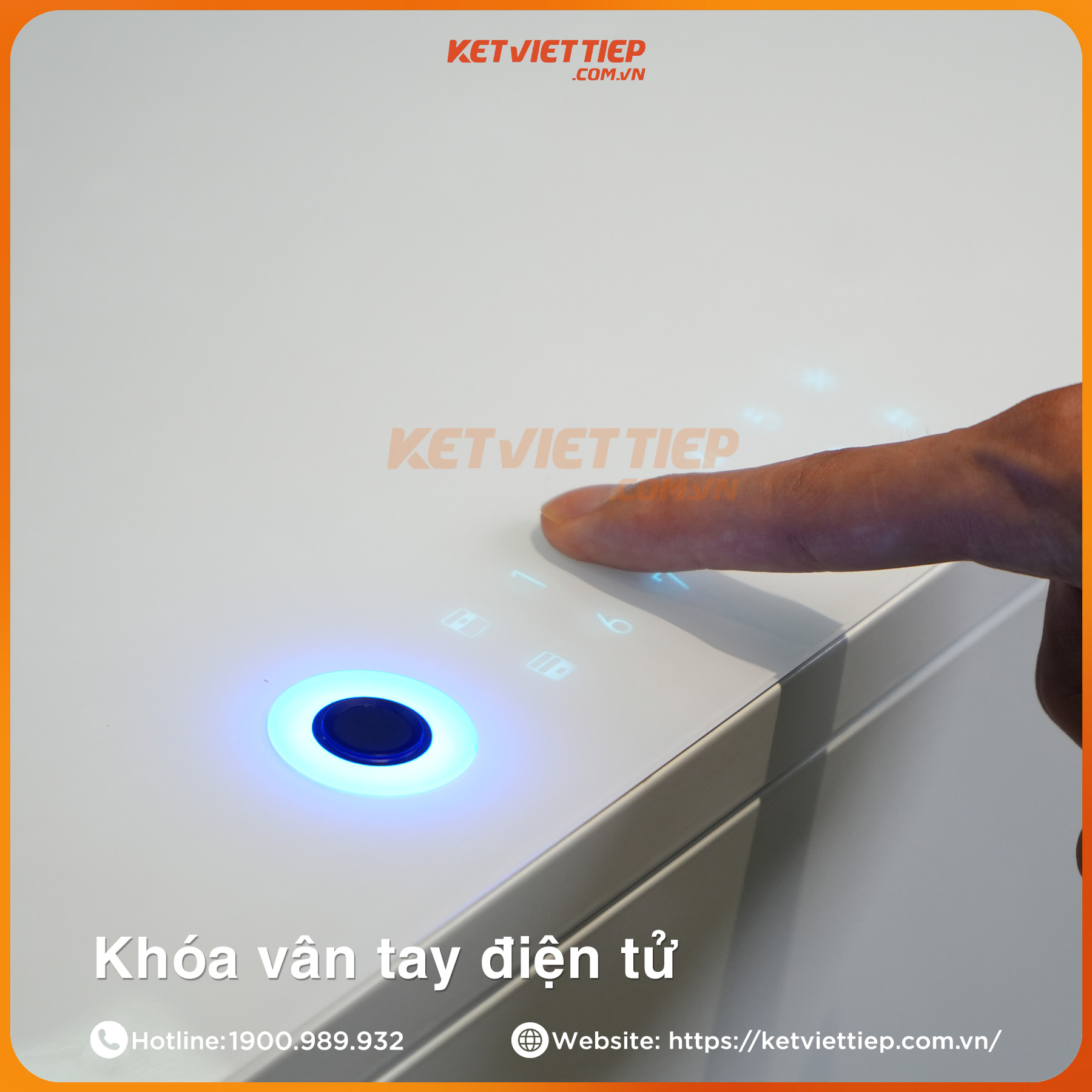 Két Sắt Vân Tay Bofa BY-55CT Để Tab đầu giường, Có Sạc Không Dây Thông Minh