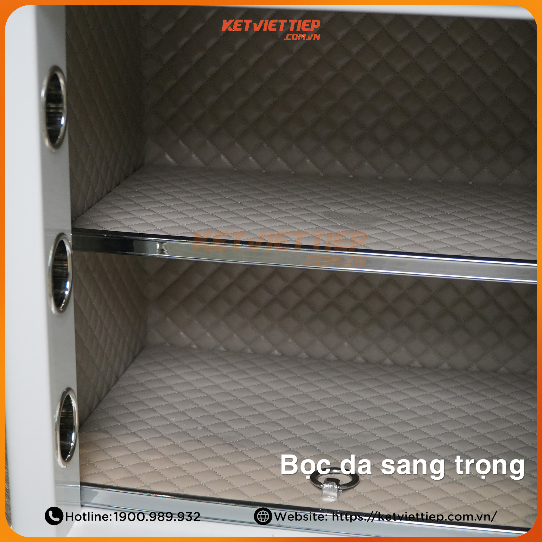 Két Sắt Vân Tay Bofa BY-55CT Để Tab đầu giường, Có Sạc Không Dây Thông Minh