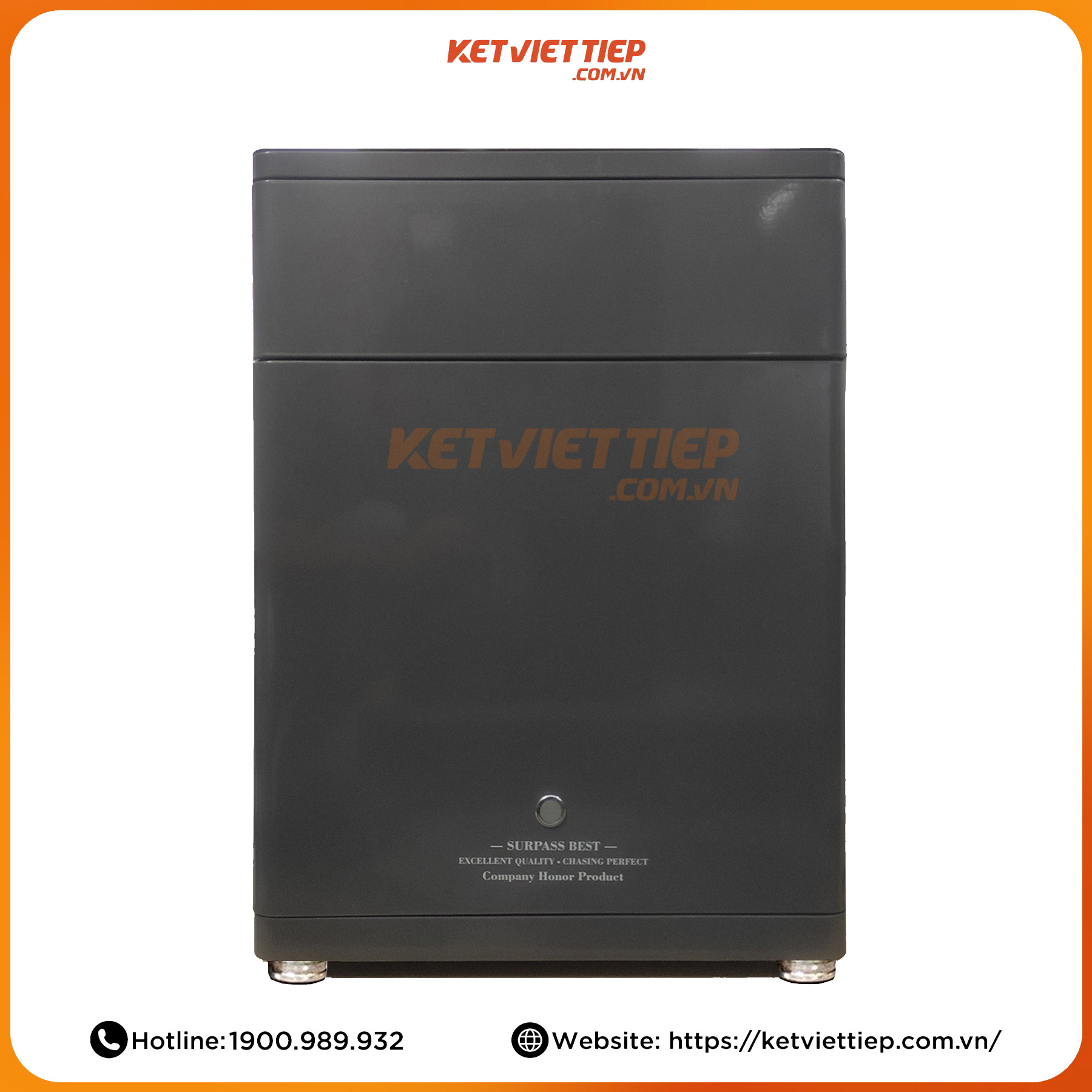 Két Sắt Vân Tay Bofa BY-55CT Để Tab đầu giường, Có Sạc Không Dây Thông Minh