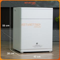 Két Sắt Vân Tay Bofa BY-55CT Để Tab đầu giường, Có Sạc Không Dây Thông Minh