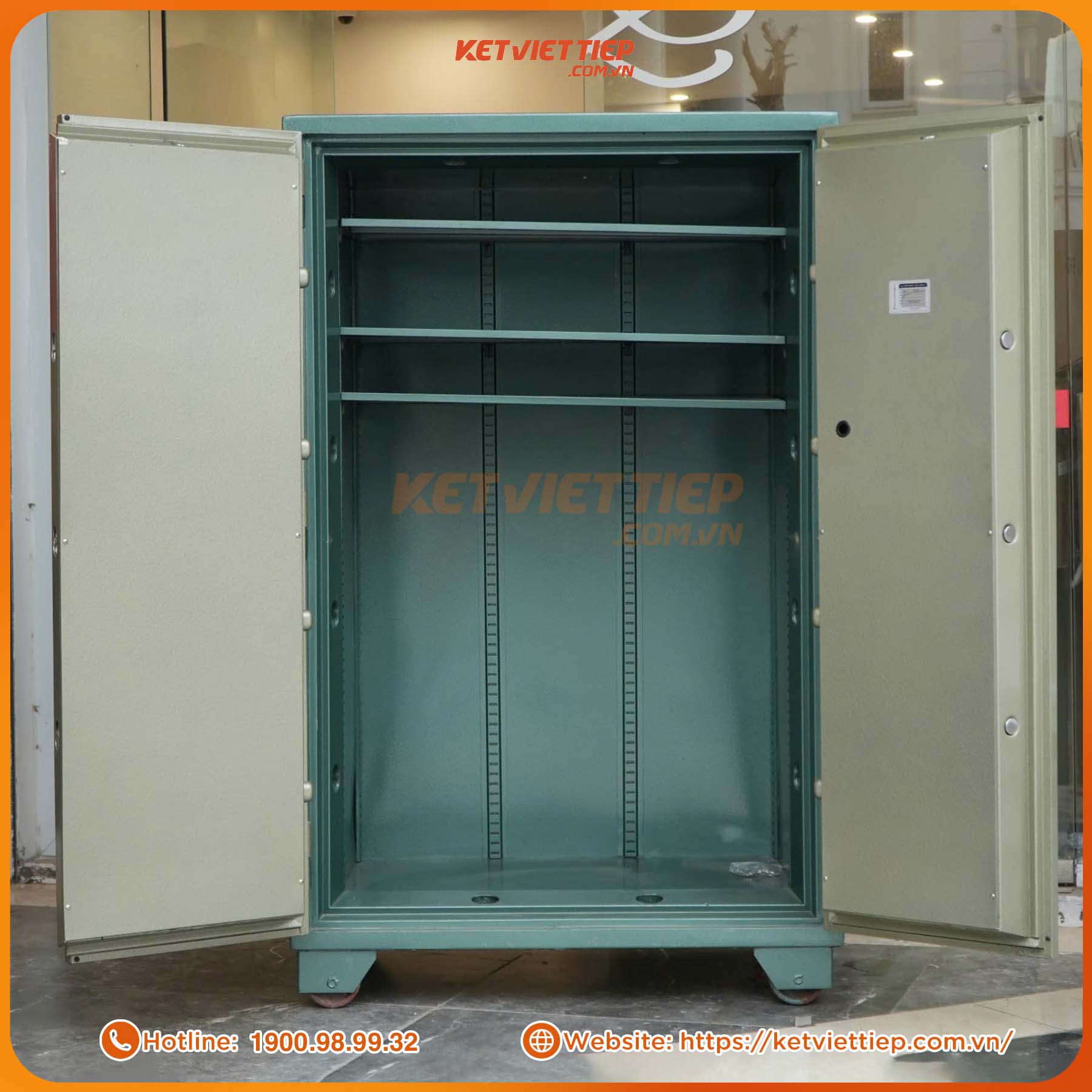 Két sắt ngân hàng nhà nước Việt Nam BMEC K760 Pro Khóa cơ đổi mã