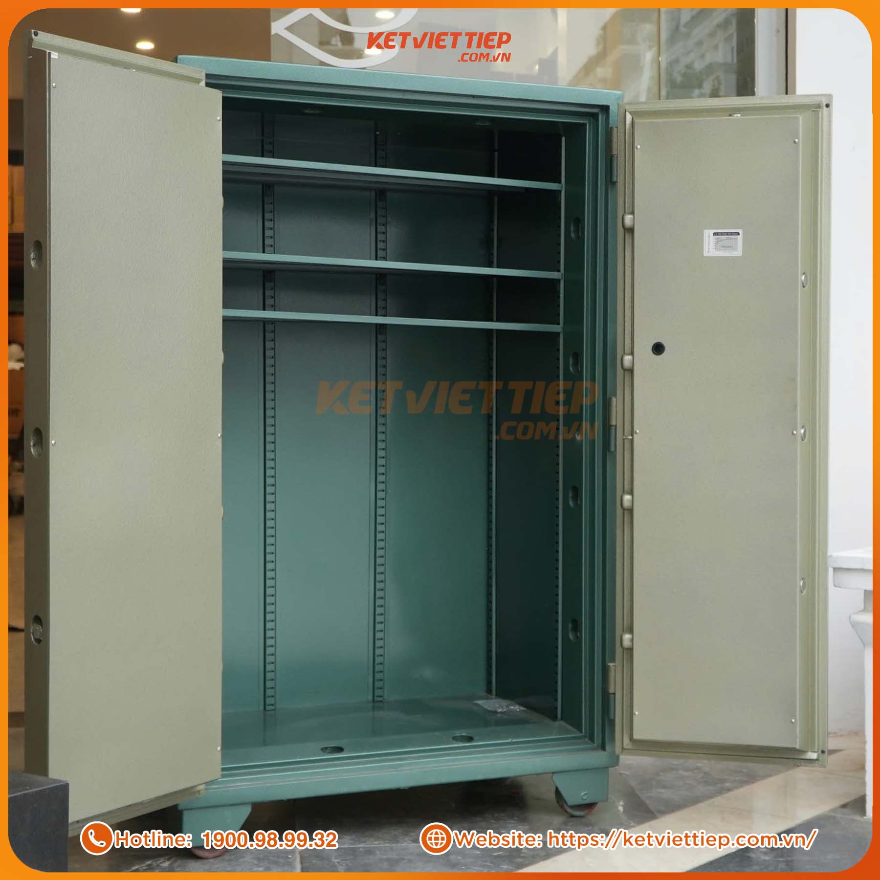 Két sắt ngân hàng nhà nước Việt Nam BMEC K760 Pro Khóa cơ đổi mã