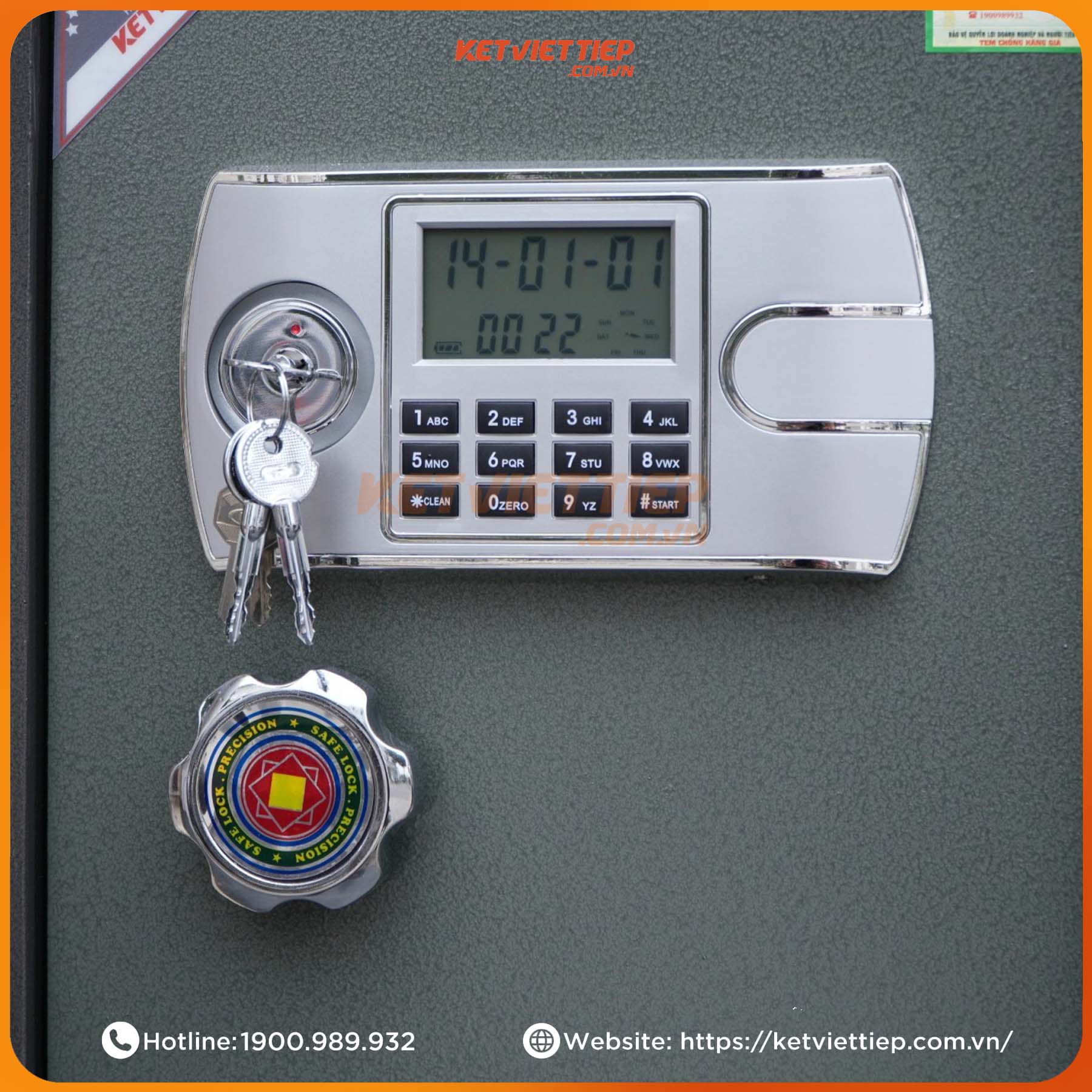 Két Sắt Việt Tiệp KVT130DT Điện Tử