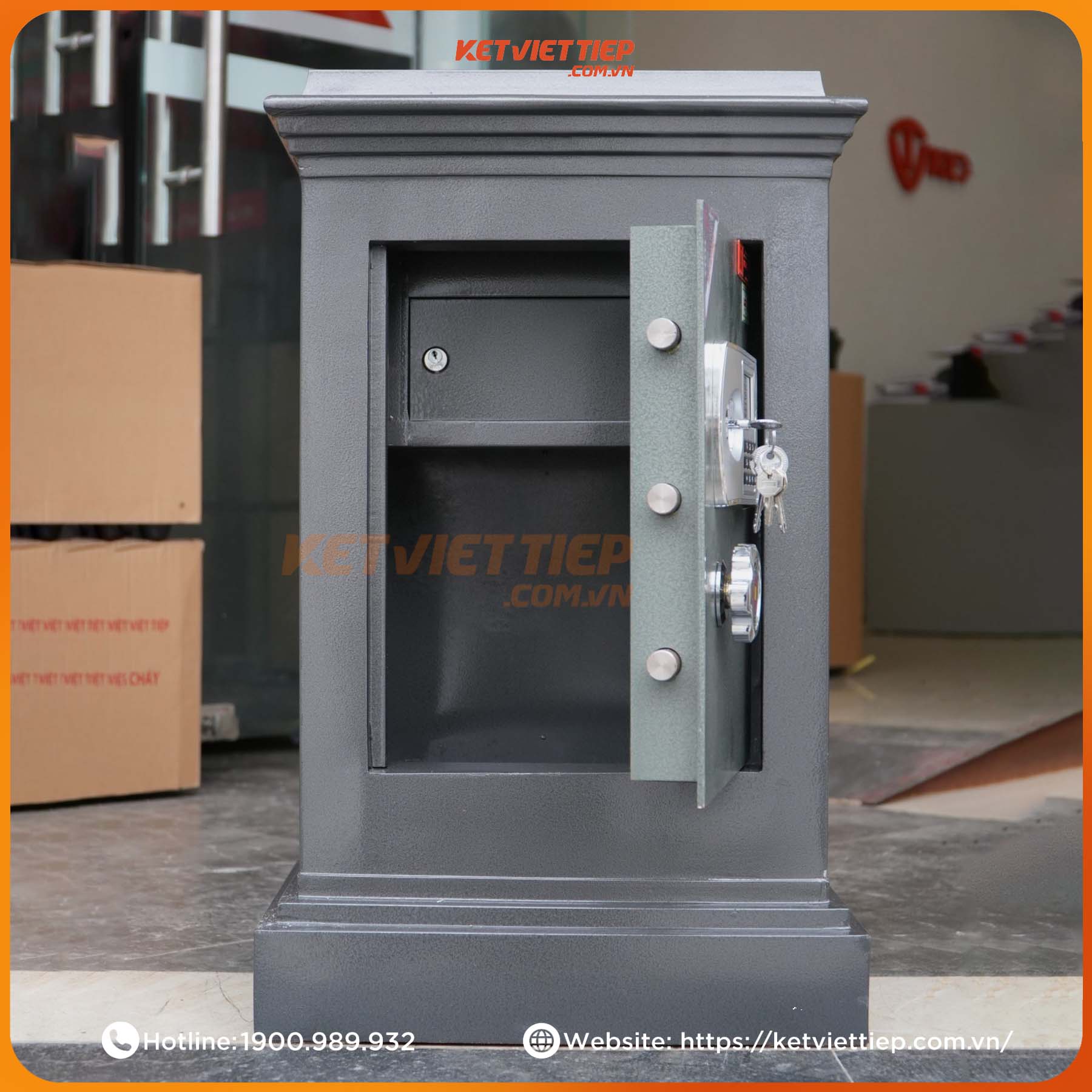 Két Sắt Việt Tiệp KA78 Điện Tử chống cháy có báo động