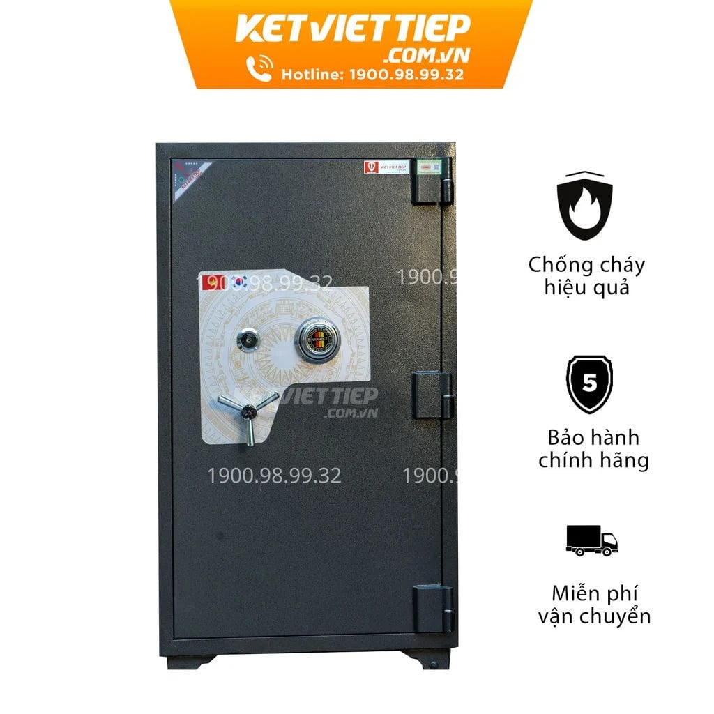 Két sắt xuất khẩu US1080BKC - Khóa cơ đổi mã