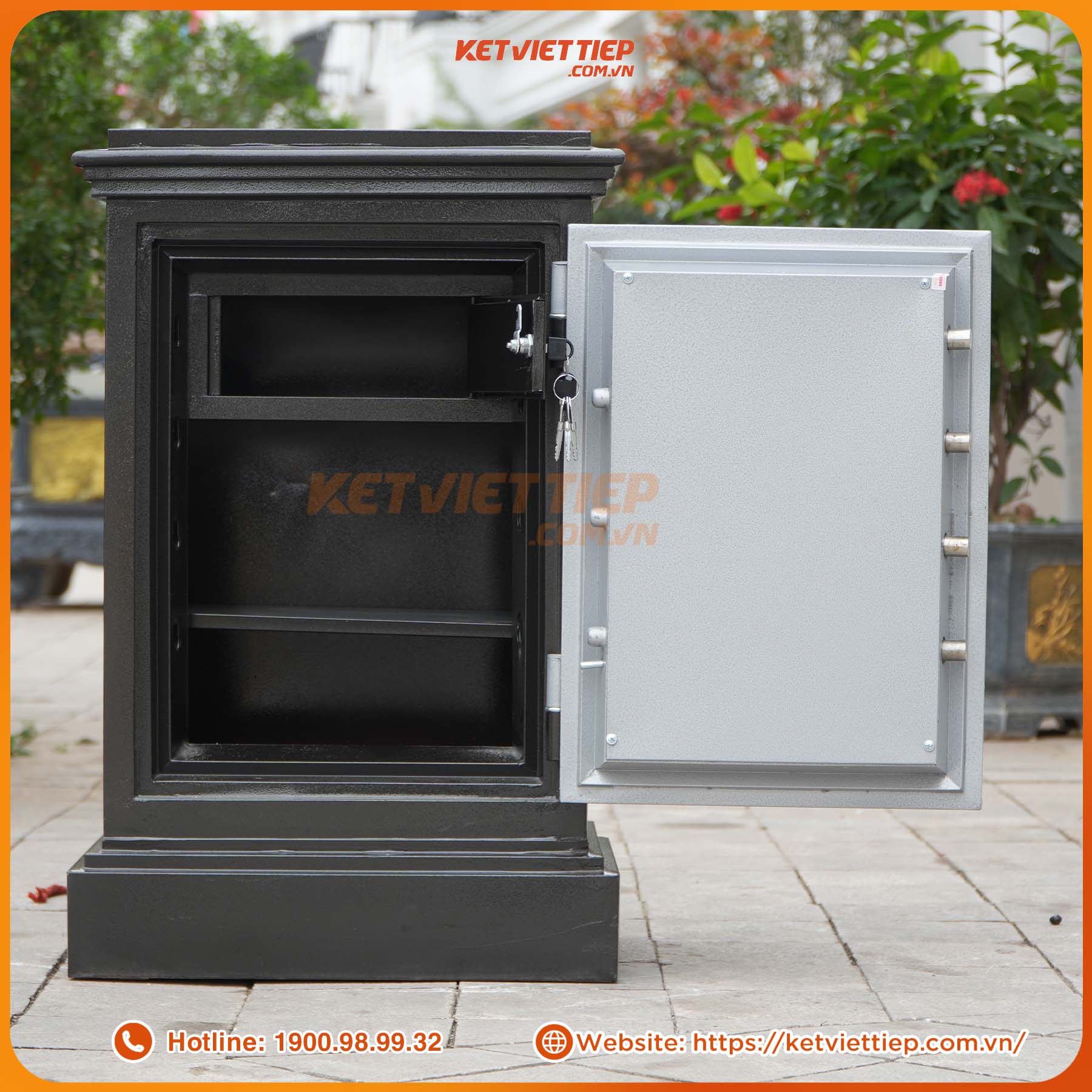 Két sắt Việt Tiệp K45 Khoá cơ Chống Cháy