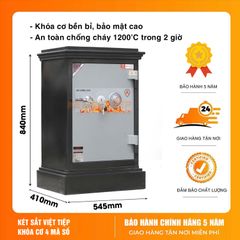 Két Sắt Việt Tiệp K75BLN - Khoá Cơ
