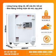 Két Sắt Việt Tiệp KVT112 Điện Tử Màu Trắng