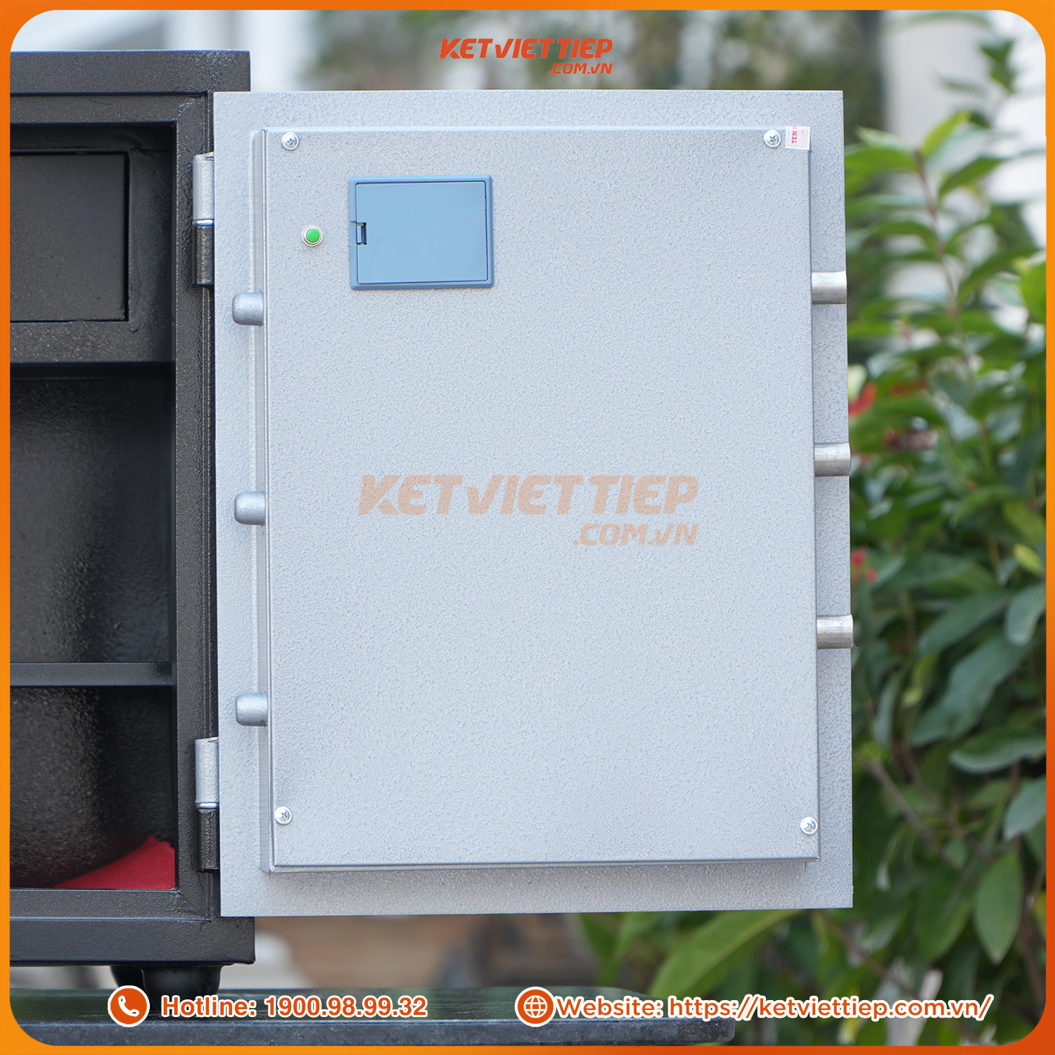 Két Sắt Việt Tiệp KVT58VTDT Khóa Vân Tay Điện Tử Thông Minh