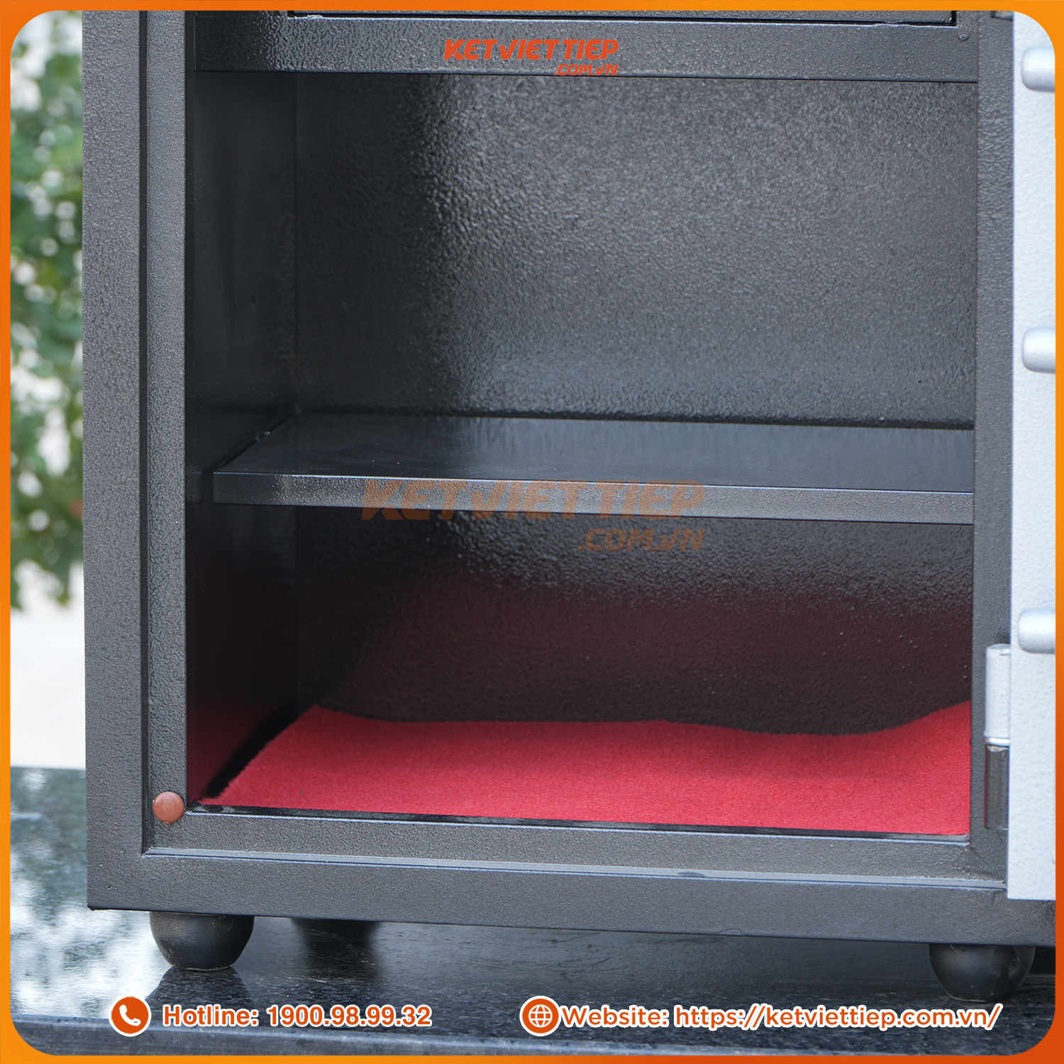 Két Sắt Việt Tiệp KVT58VTDT Khóa Vân Tay Điện Tử Thông Minh