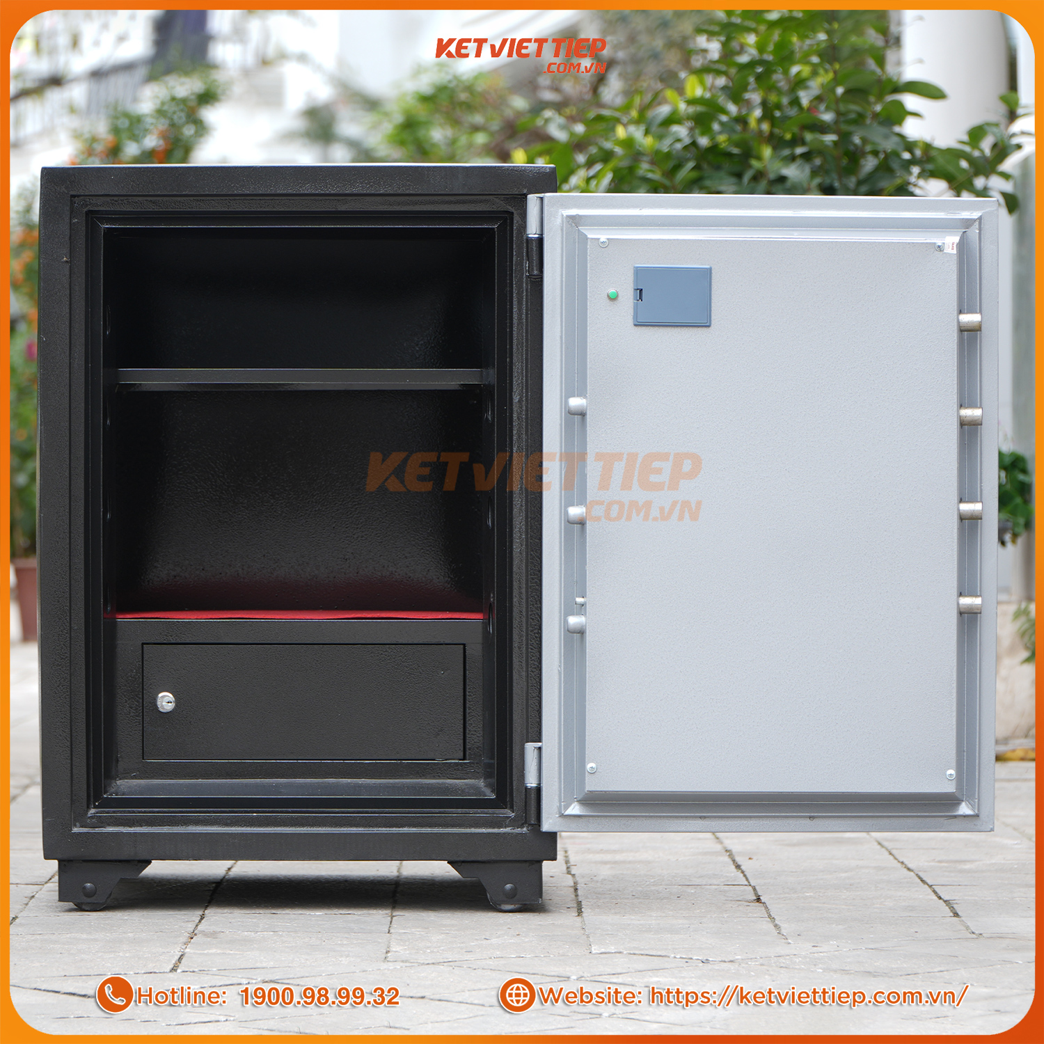 Két Sắt Điện Tử Việt Tiệp Chống Cháy KVT145DT