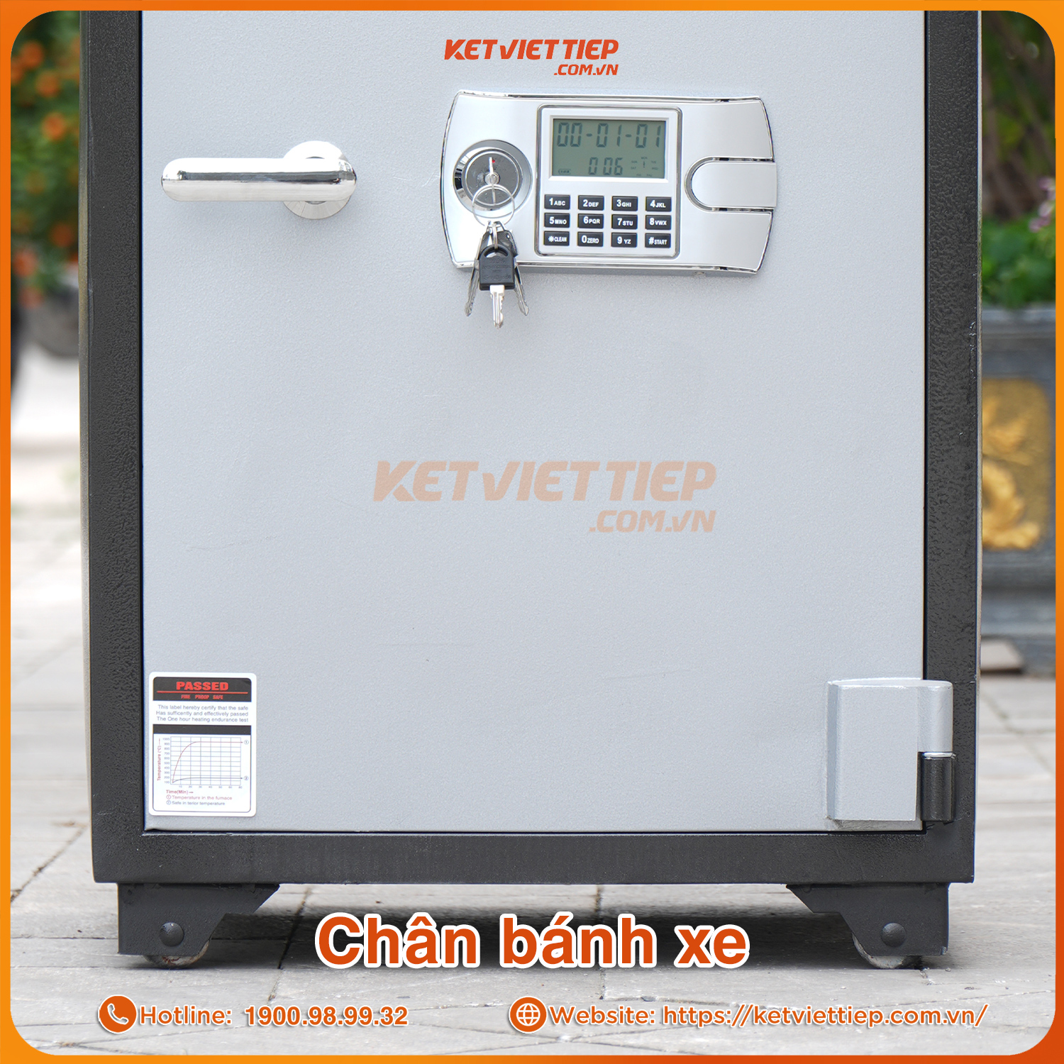 Két Sắt Điện Tử Việt Tiệp Chống Cháy KVT145DT