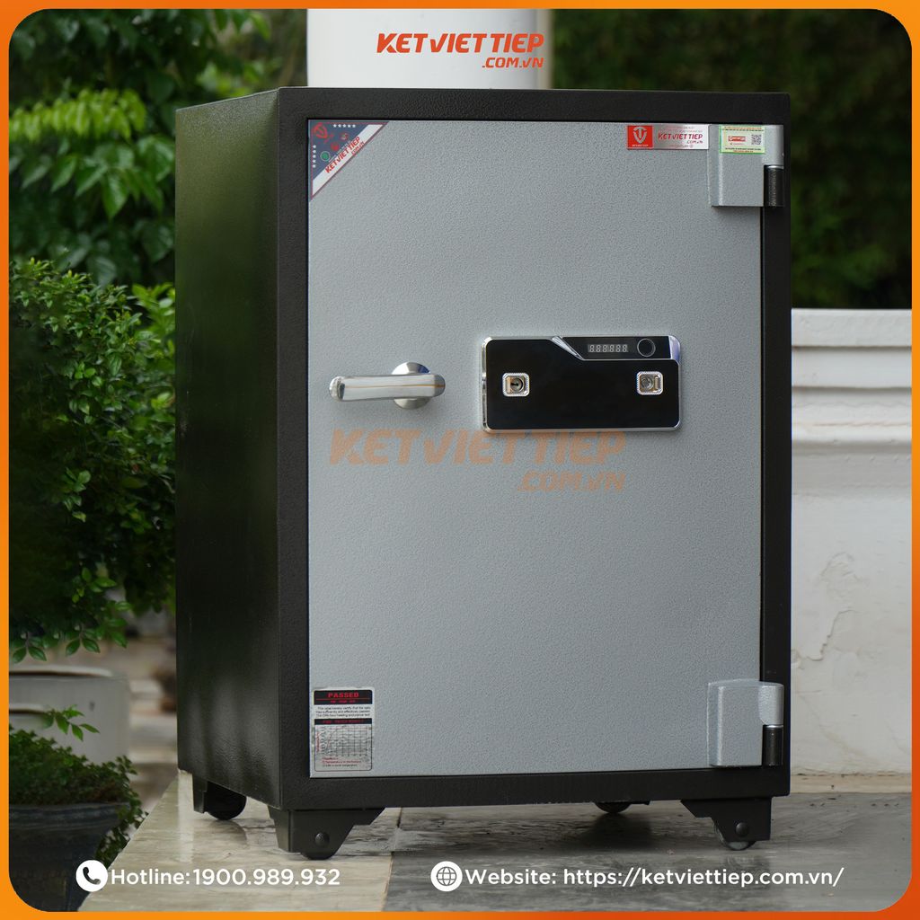 Két sắt Việt Tiệp KVT110VTDT Khóa Vân Tay Điện Tử