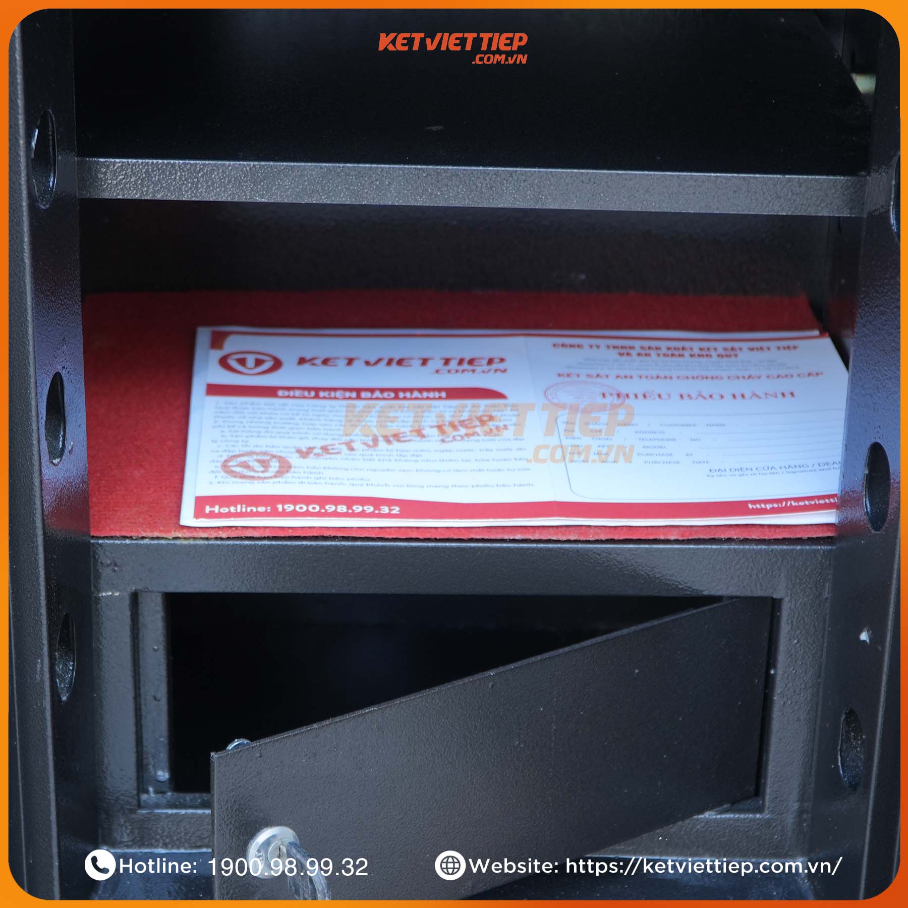 Két Sắt Việt Tiệp KVD45 Khóa Cơ Chống Cháy