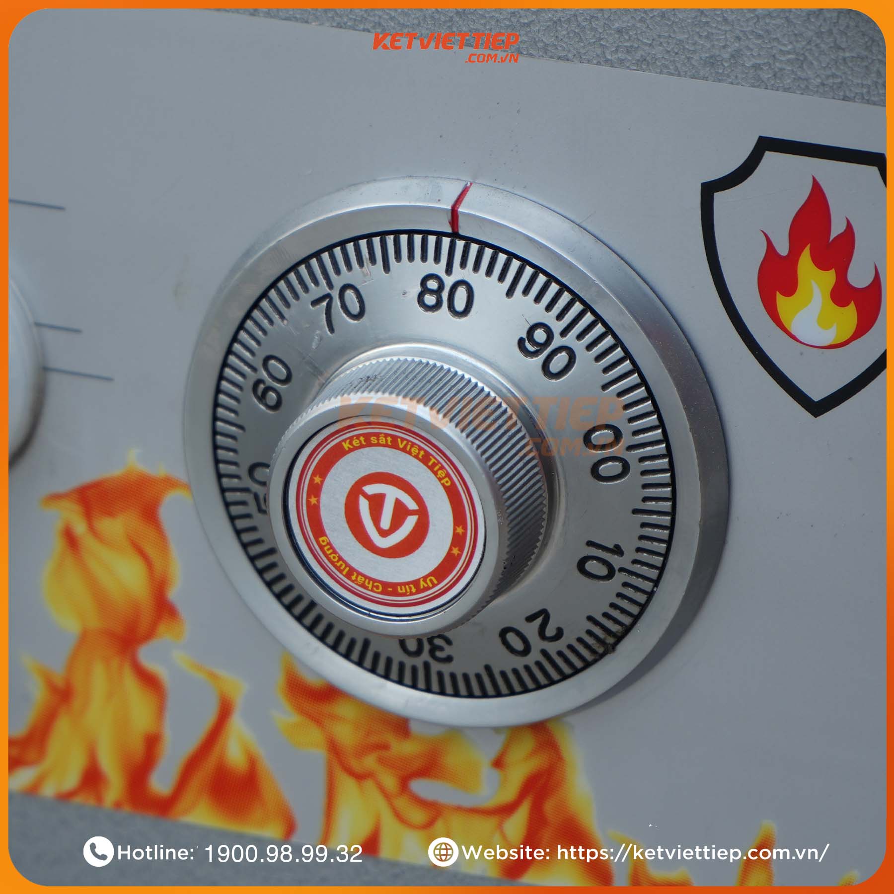 Két Sắt Việt Tiệp KVD45 Khóa Cơ Chống Cháy