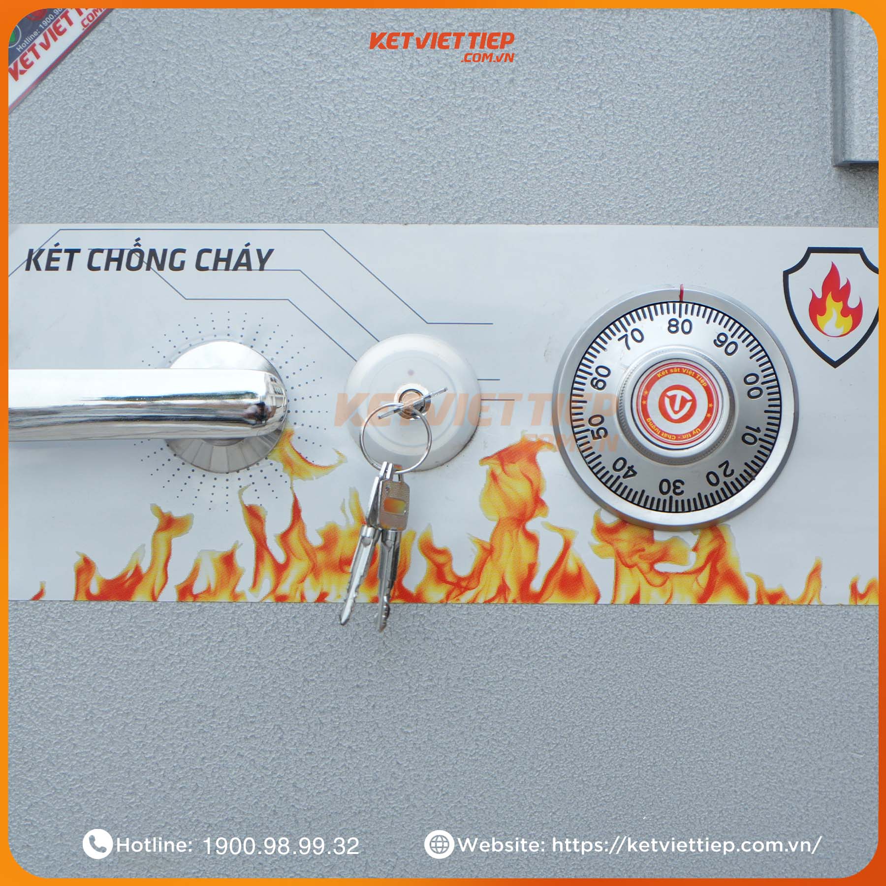 Két Sắt Việt Tiệp K54KC Khóa cơ