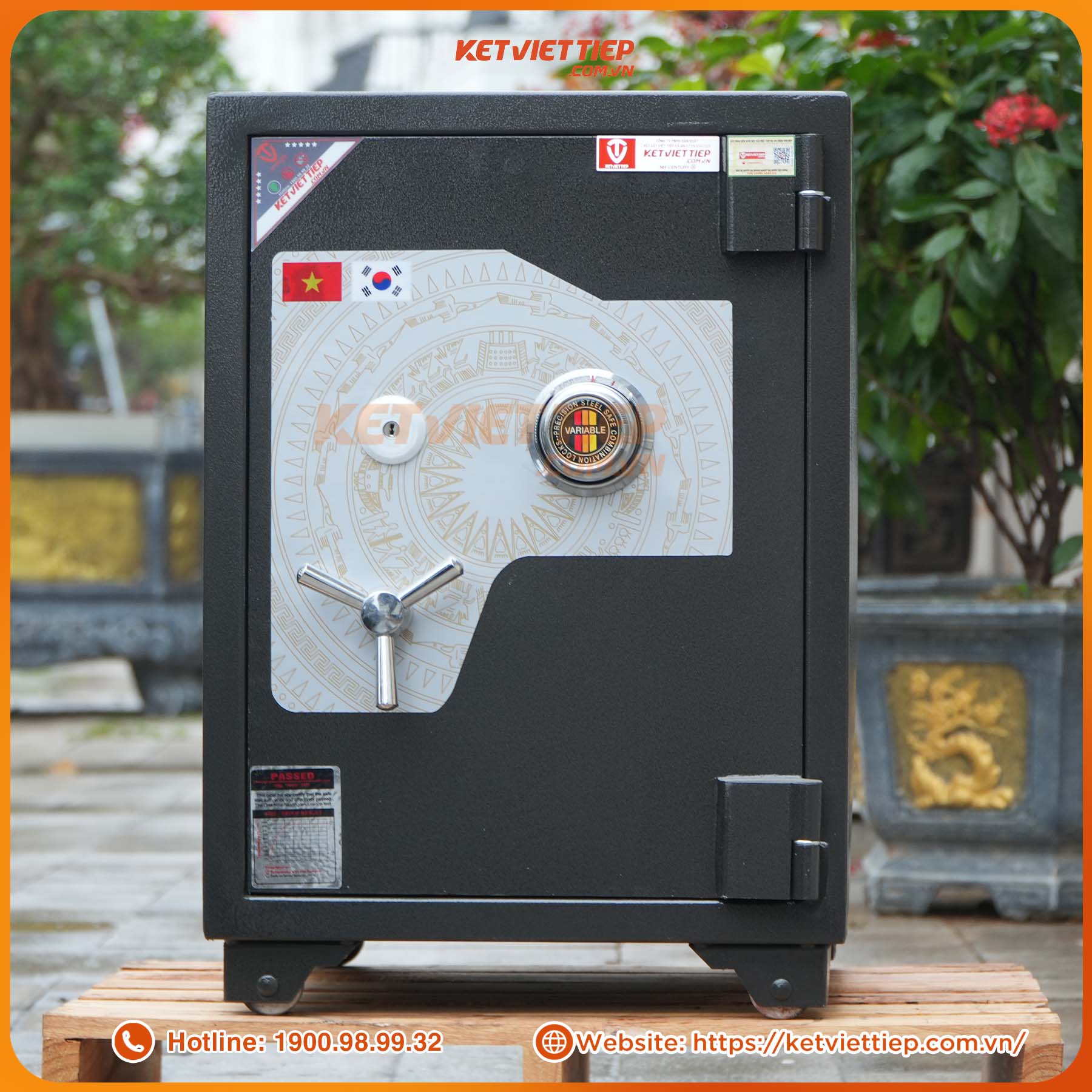 Két sắt siêu cường xuất khẩu Mỹ US68 khóa cơ đổi mã