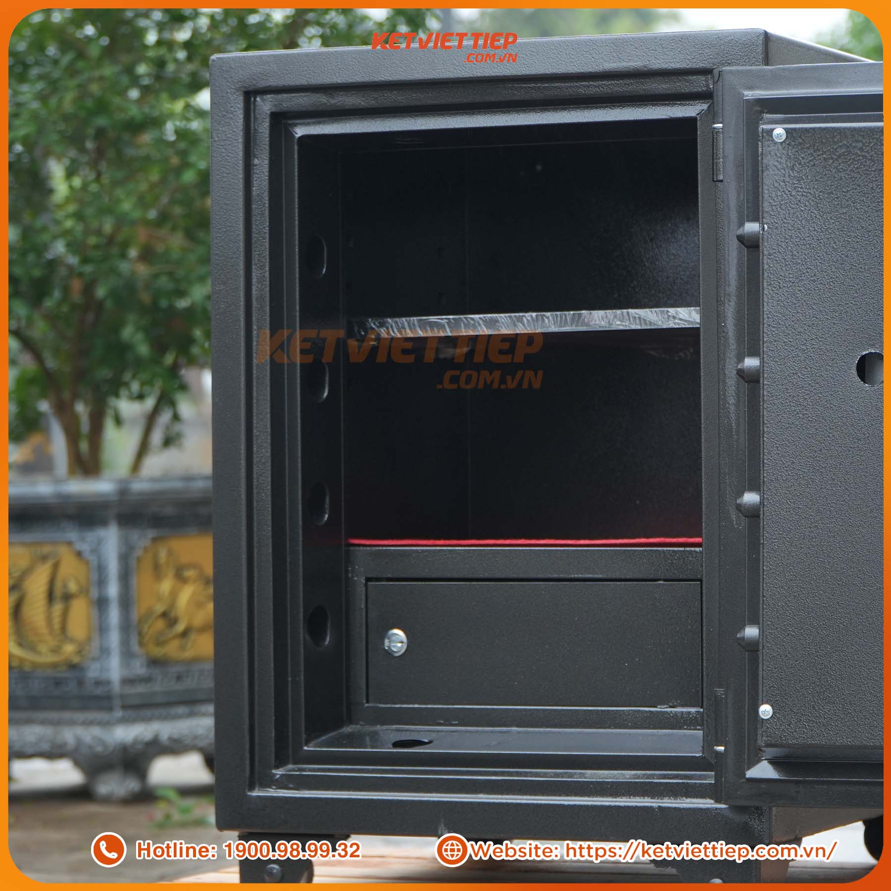 Két sắt Việt Tiệp siêu cường KVTSC188 khóa cơ đổi mã