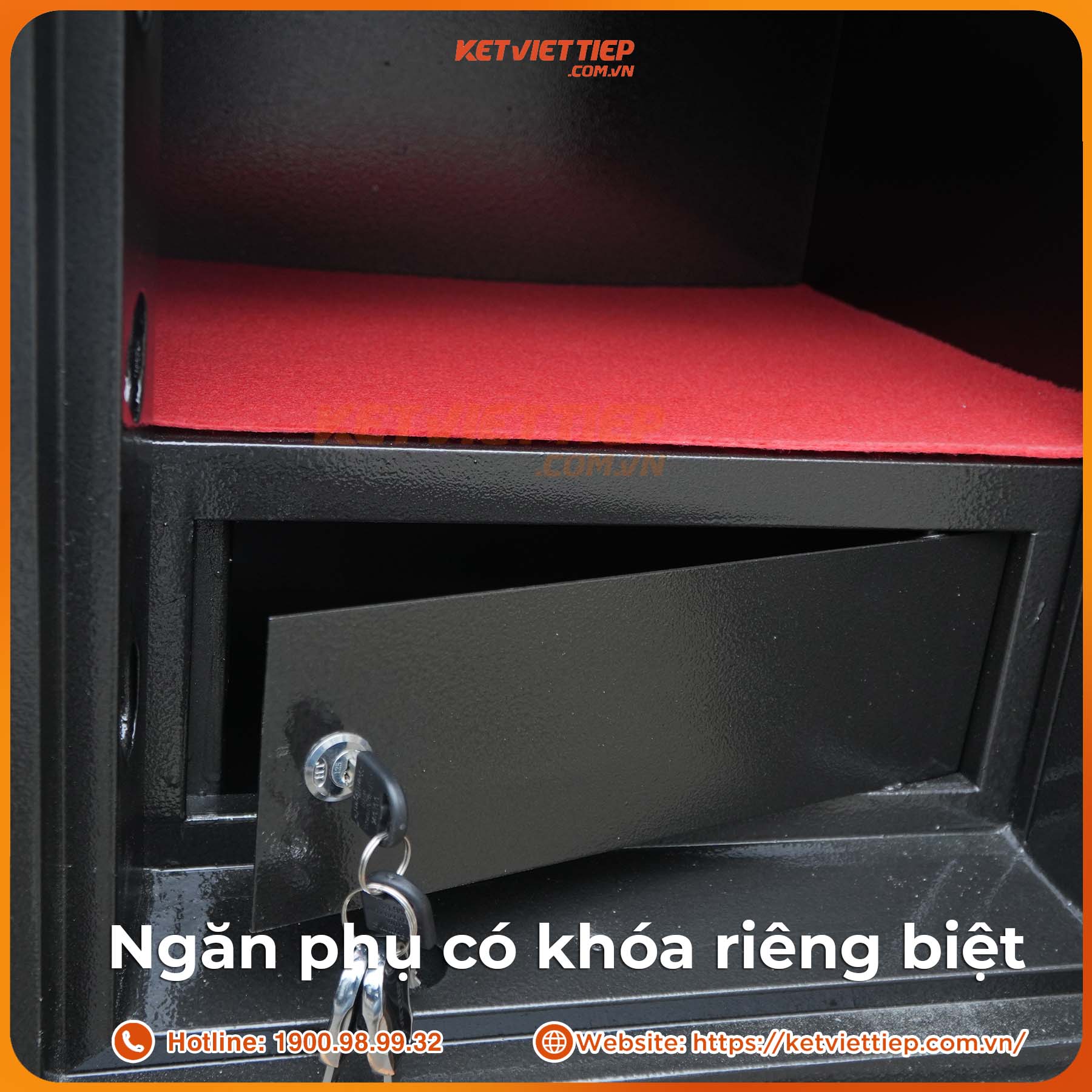 Két sắt Việt Tiệp Siêu Cường KVTSC45 khóa cơ đổi mã