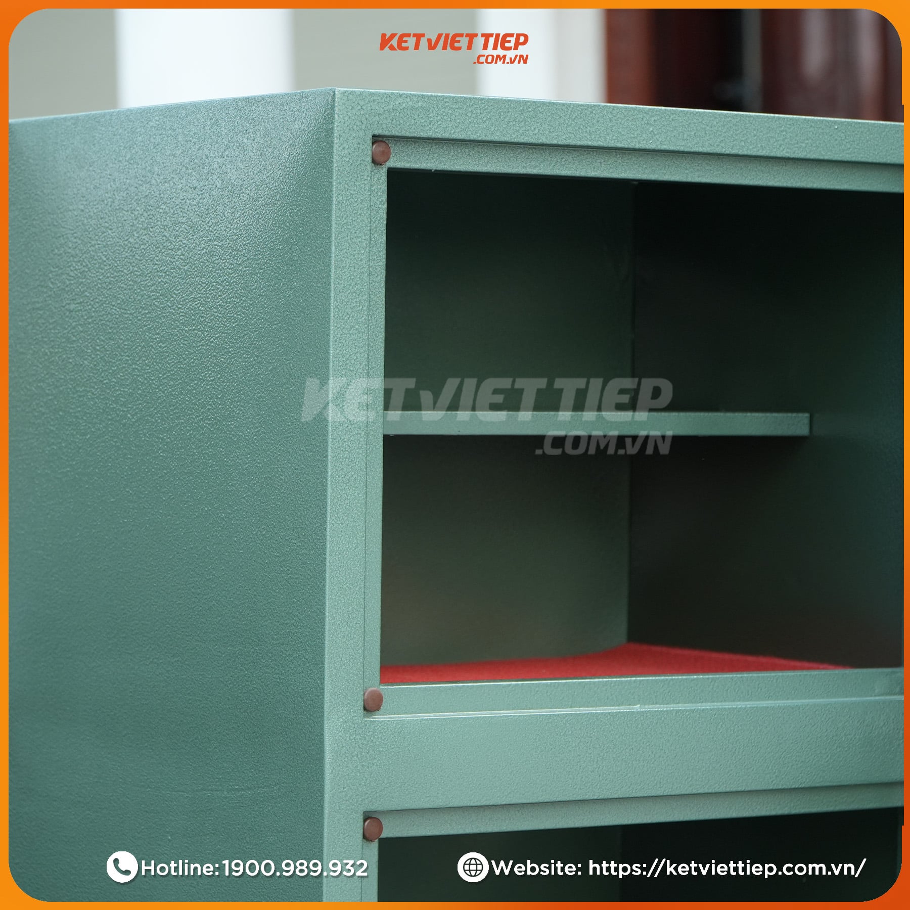 Két Sắt 2 Tầng Việt Tiệp KVT850T2 Khoá Điện Tử Chính Hãng