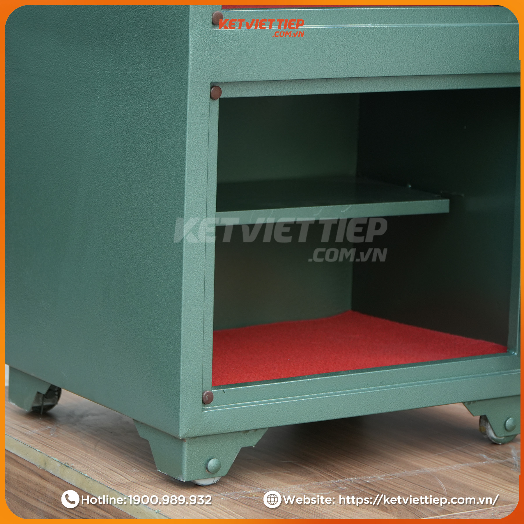 Két Sắt 2 Tầng Việt Tiệp KVT850T2 Khoá Điện Tử Chính Hãng