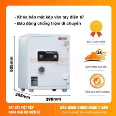 Két sắt Việt Tiệp chính hãng KVT506BL khóa vân tay điện tử thế hệ mới