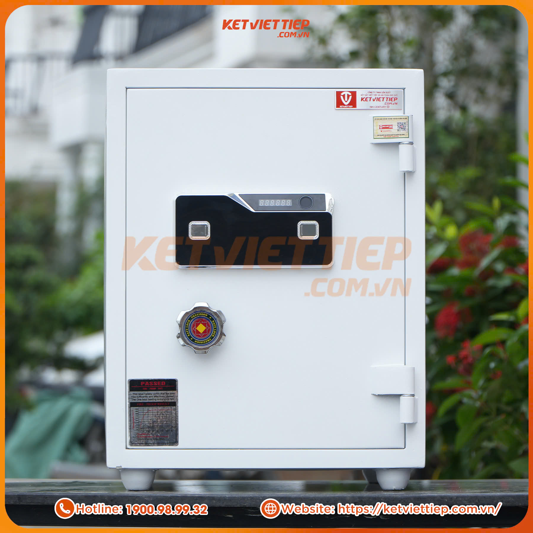 Két sắt Việt Tiệp chính hãng KVT506BL khóa vân tay điện tử thế hệ mới