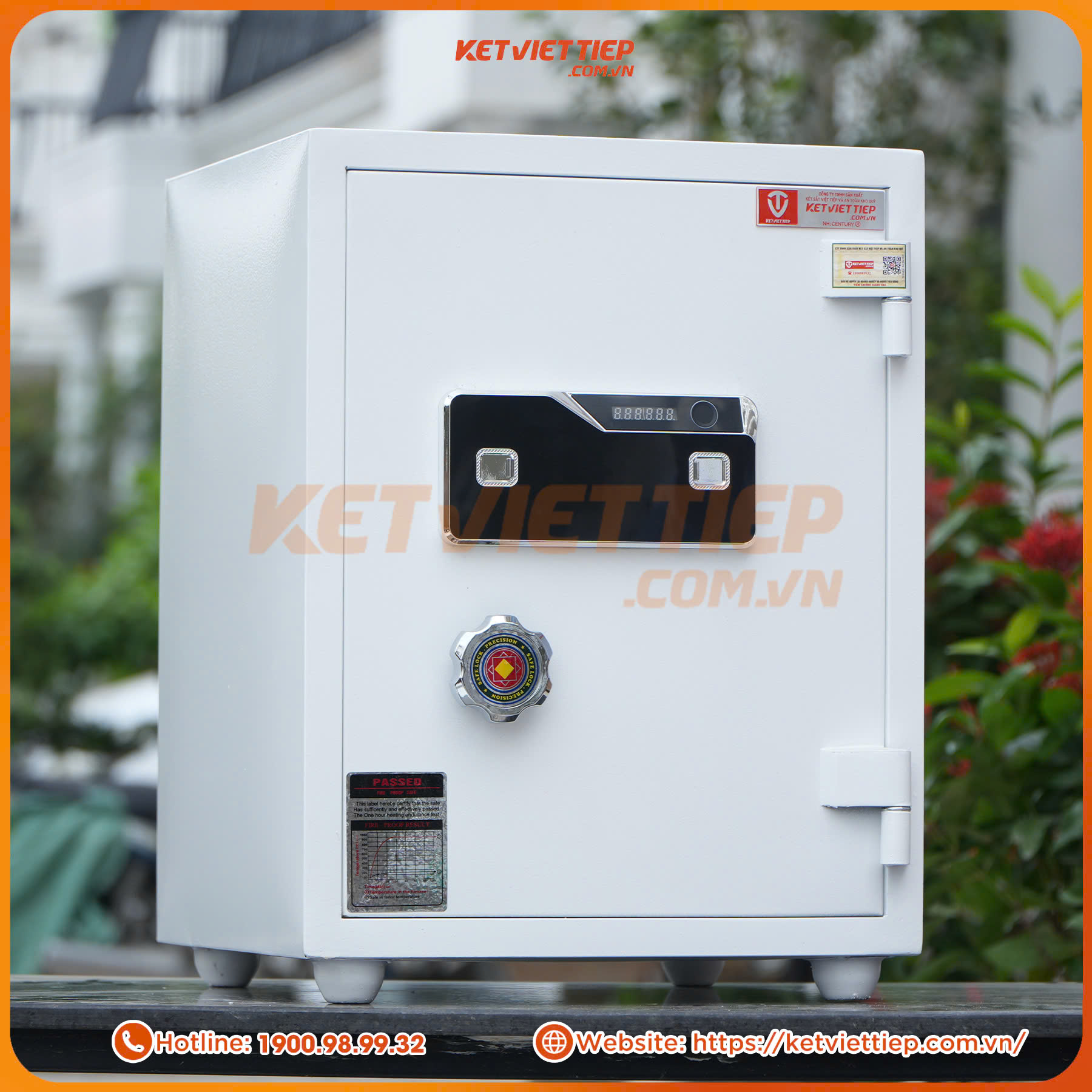 Két sắt Việt Tiệp chính hãng KVT506BL khóa vân tay điện tử thế hệ mới