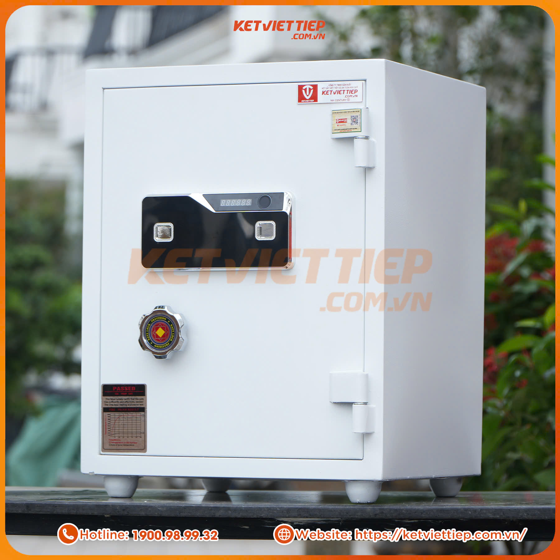 Két sắt Việt Tiệp chính hãng KVT506BL khóa vân tay điện tử thế hệ mới