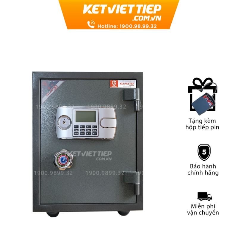 Két Sắt Việt Tiệp Điện tử KVTE76DT Chống cháy