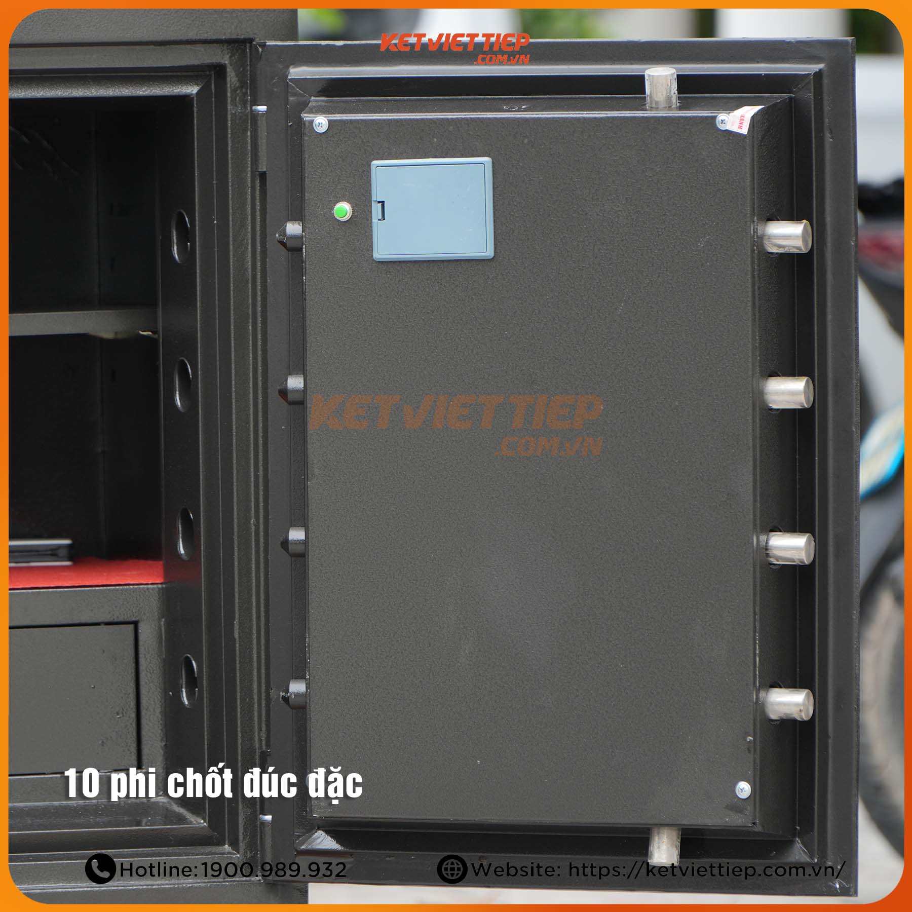 Két sắt Vân Tay Việt Tiệp Cao Cấp Siêu Cường KVTSC45 Vân Tay Điện Tử Mẫu Mới