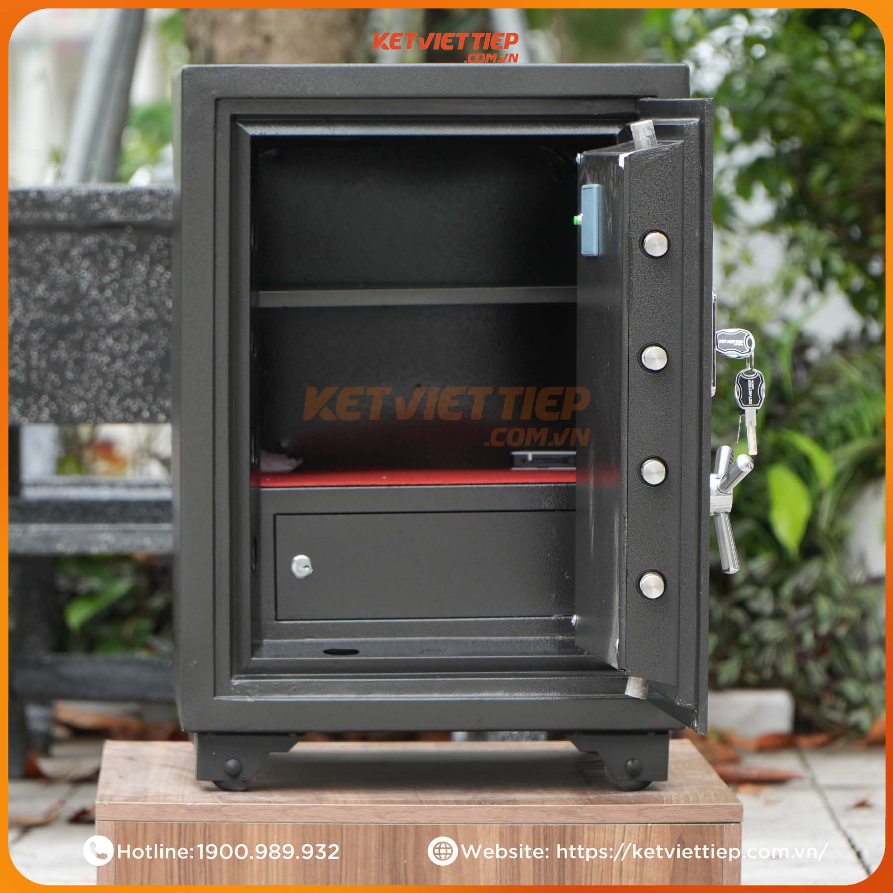 Két sắt Việt Tiệp Cao Câp Siêu Cường KVTSC54 Vân Tay Điện Tử Cao Cấp