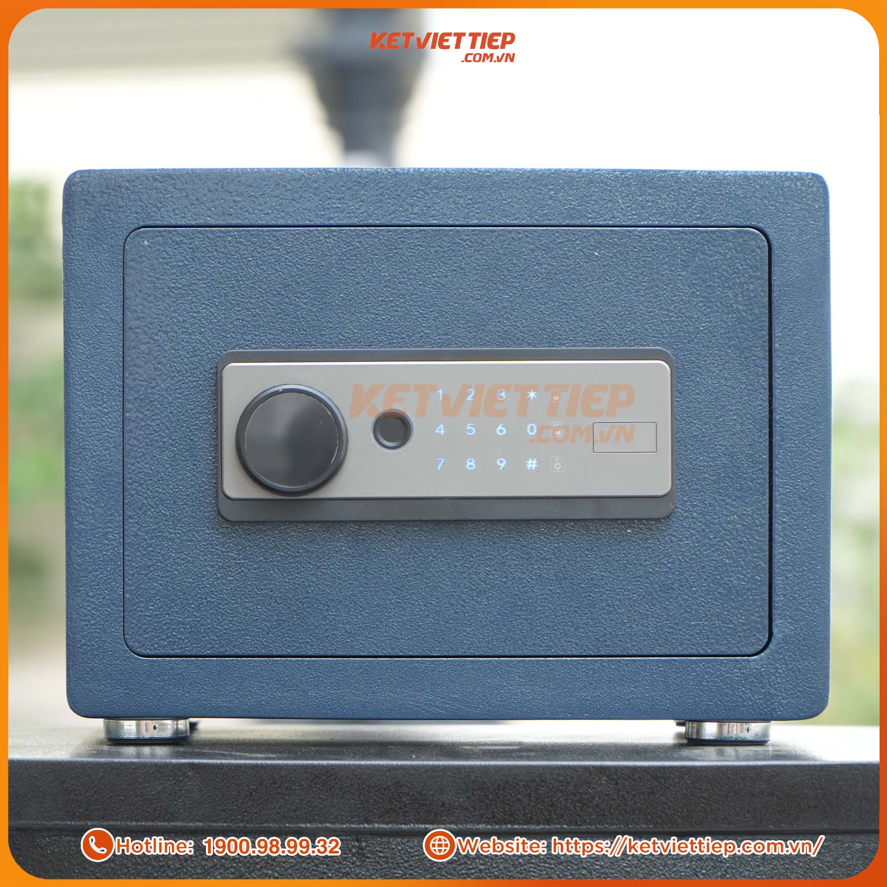 Két sắt mini khách sạn Việt Tiệp khóa vân tay điện tử KKS09