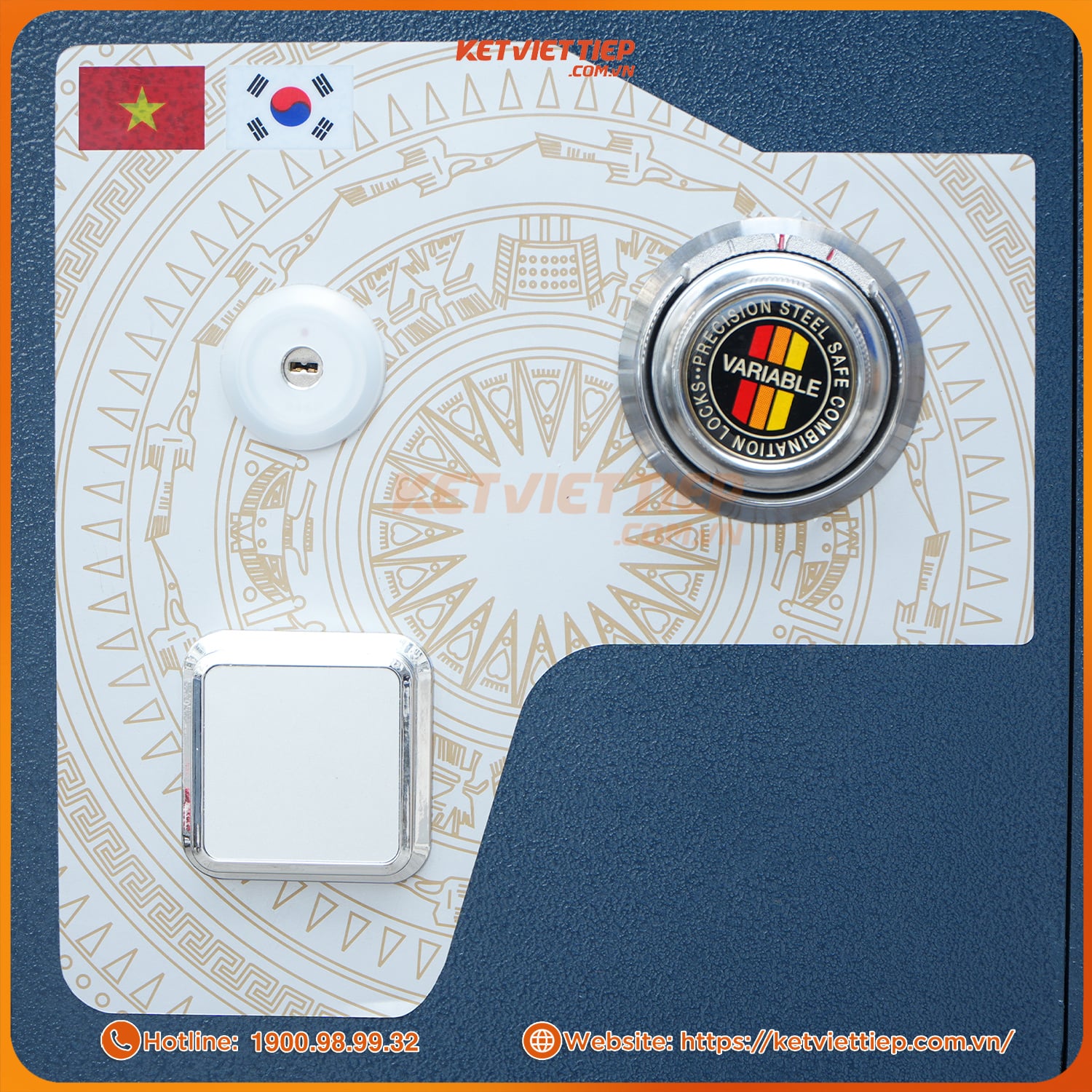 Két Sắt Siêu Cường Việt Tiệp SC40KCDM Khóa Cơ Đổi Mã