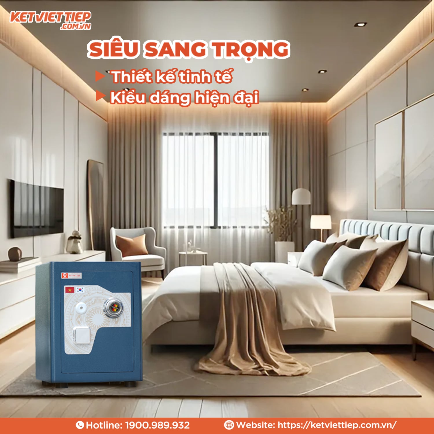 Két Sắt Siêu Cường Việt Tiệp SC40KCDM Khóa Cơ Đổi Mã