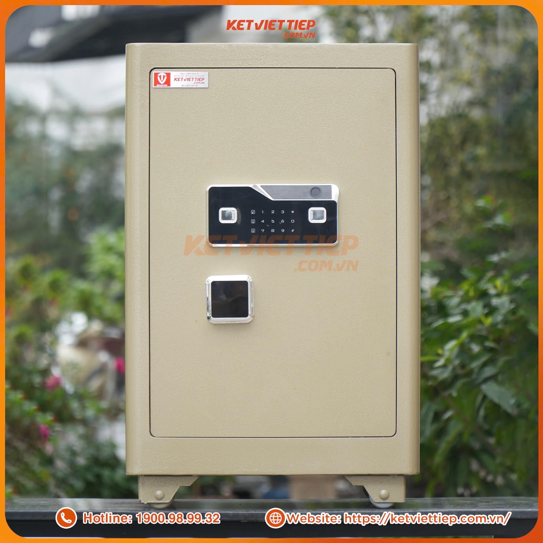 Két Sắt Việt Tiệp KSC76VTDT Vân Tay Điện Tử